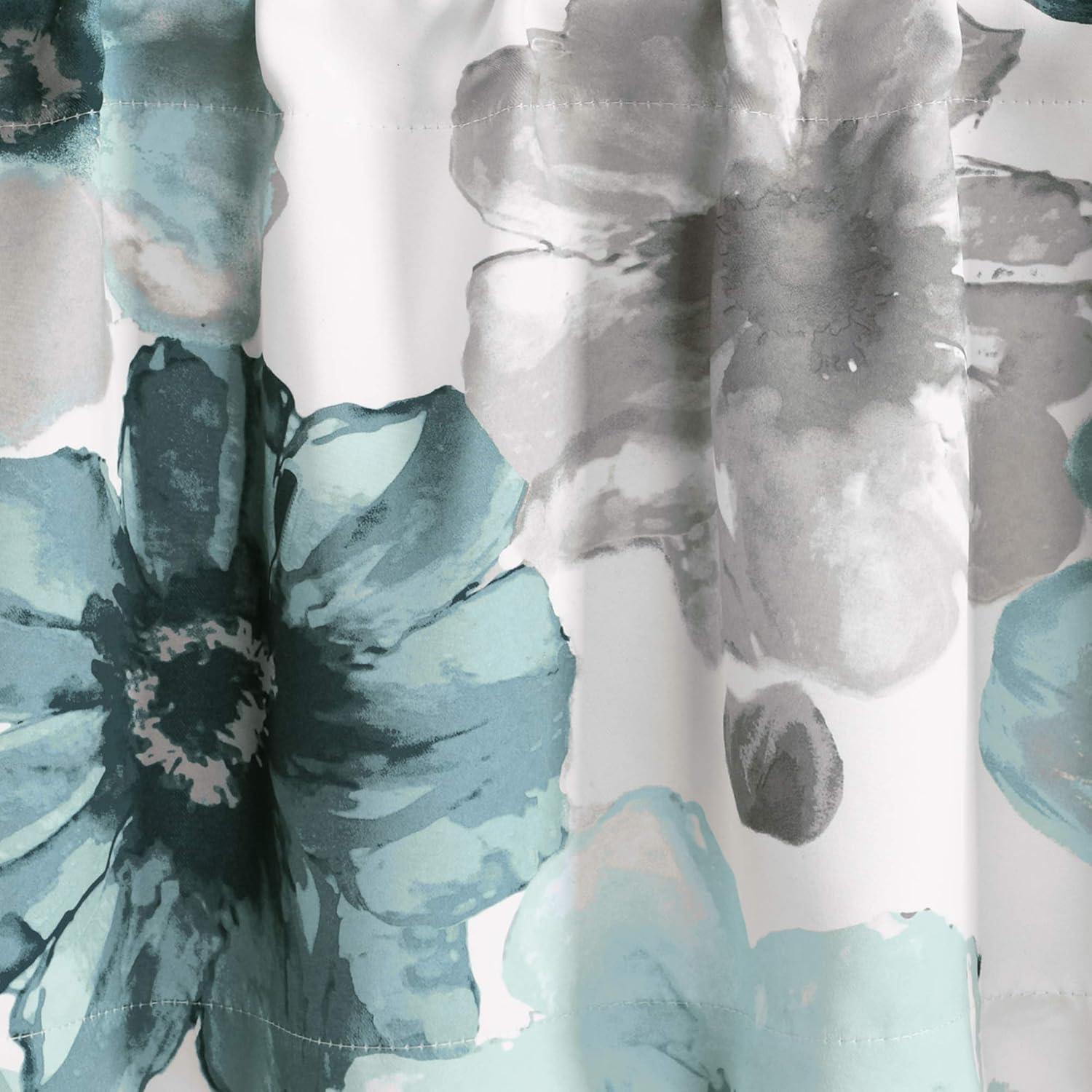 Lush Decor Leah Floral Tailored 52'' W Window Valance