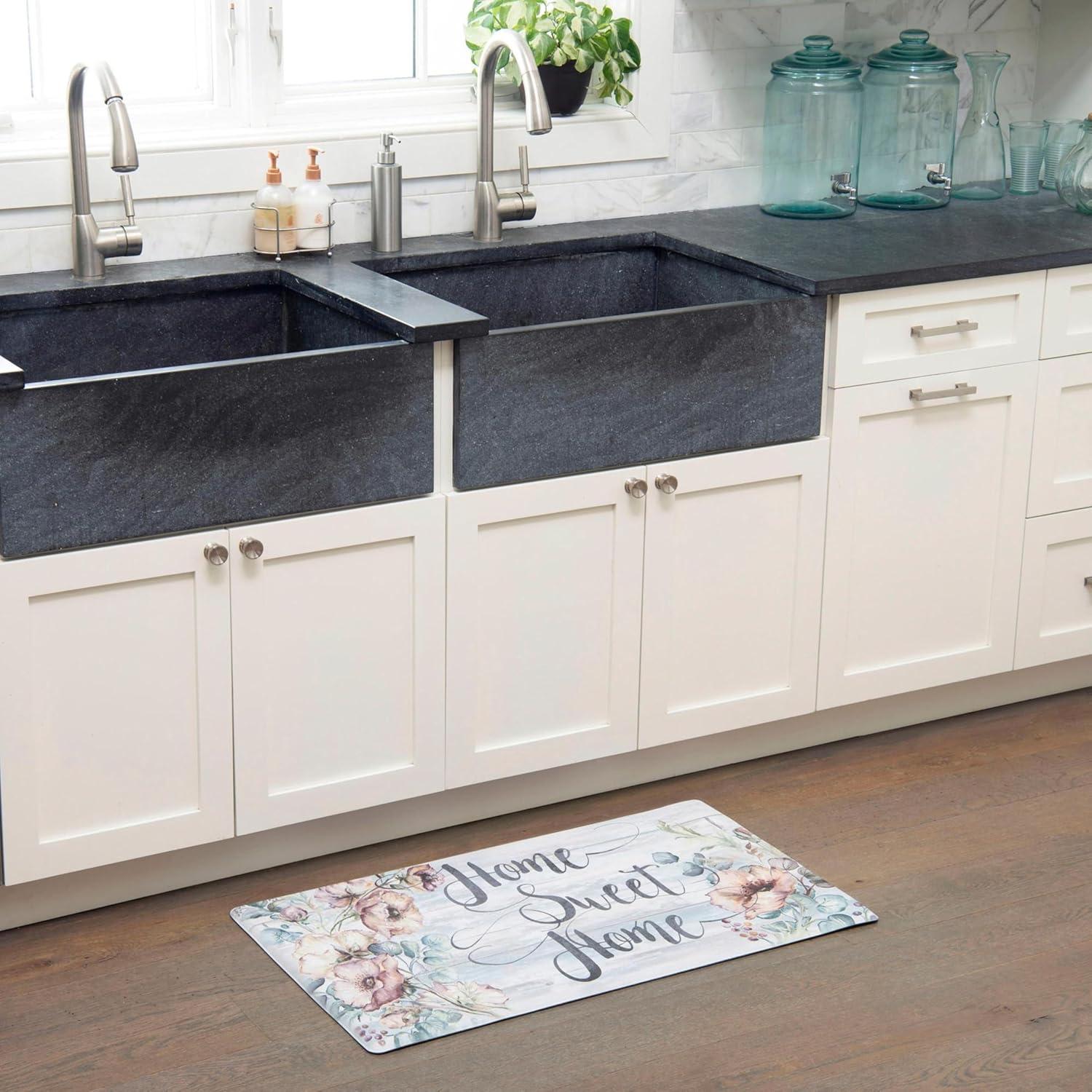 SoHome Cozy Living Home Sweet Home Floral Anti-Fatigue Mat