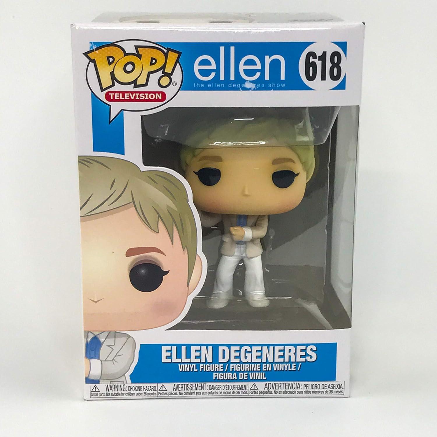 Ellen Degeneres Vinyl Figure in Beige and White Outfit