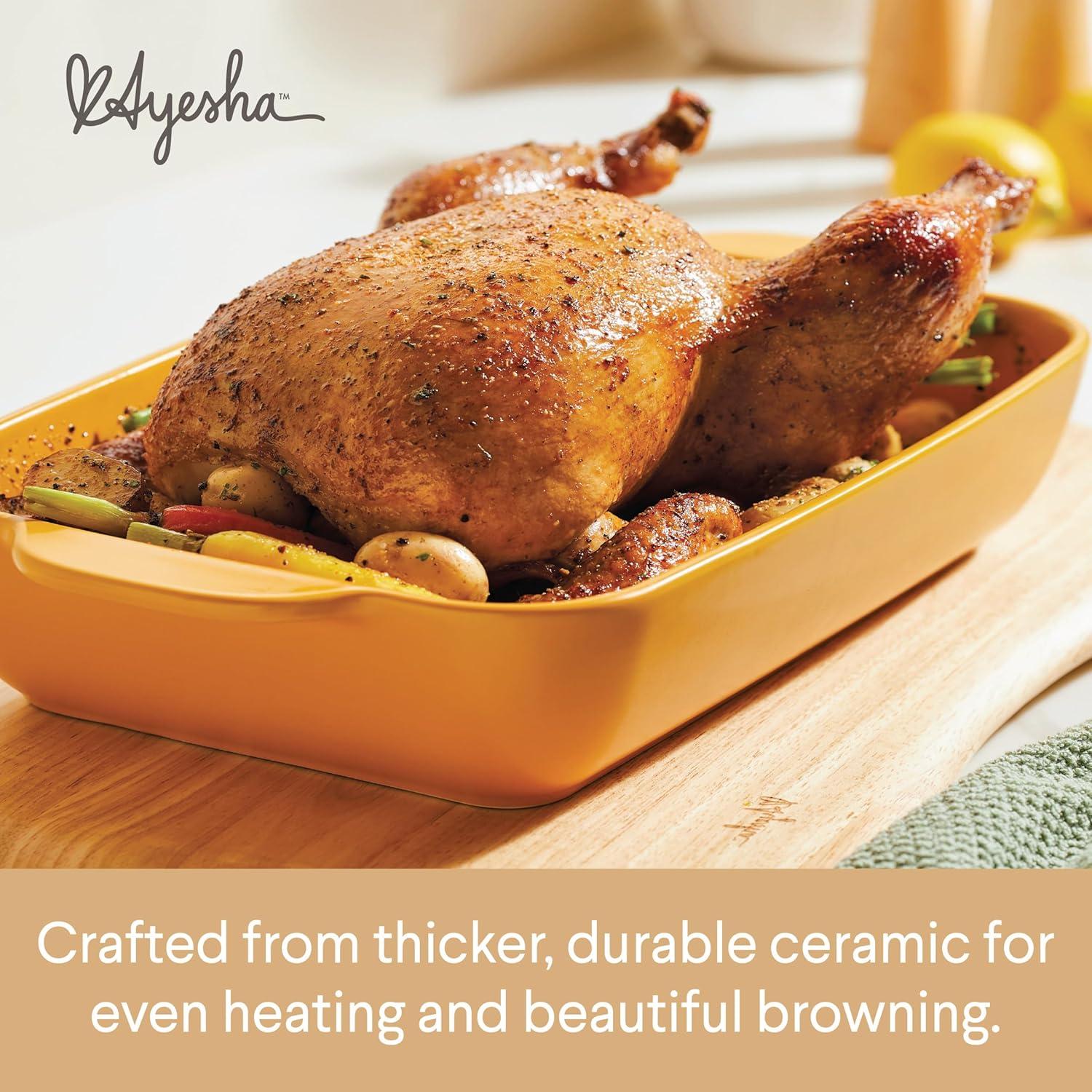 Ayesha Curry Ayesha Curry Rectangular Ceramic Baking Dish, 9-Inch x 13-Inch