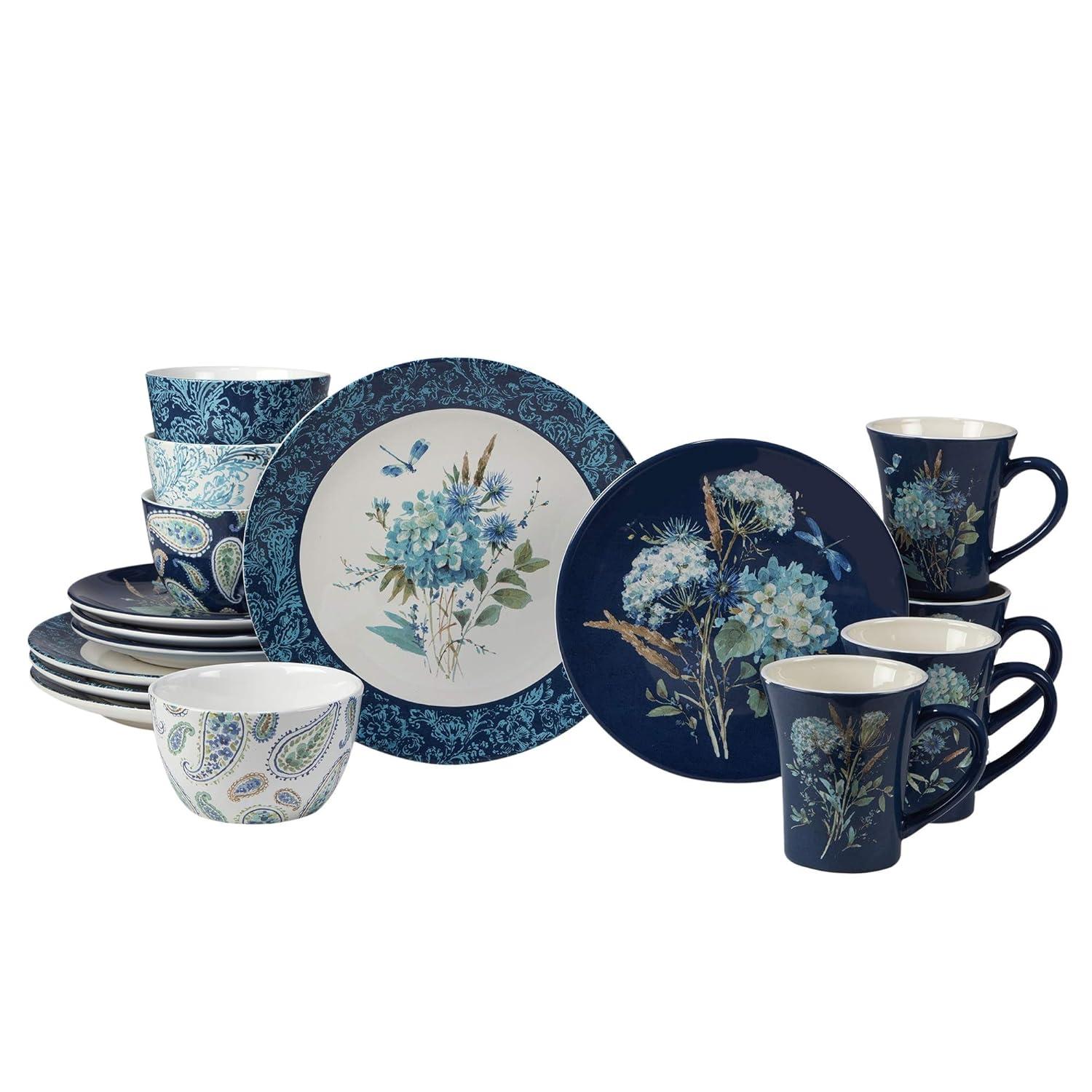 Certified International Certified International Bohemian Blue 16Pc Dinnerware Set