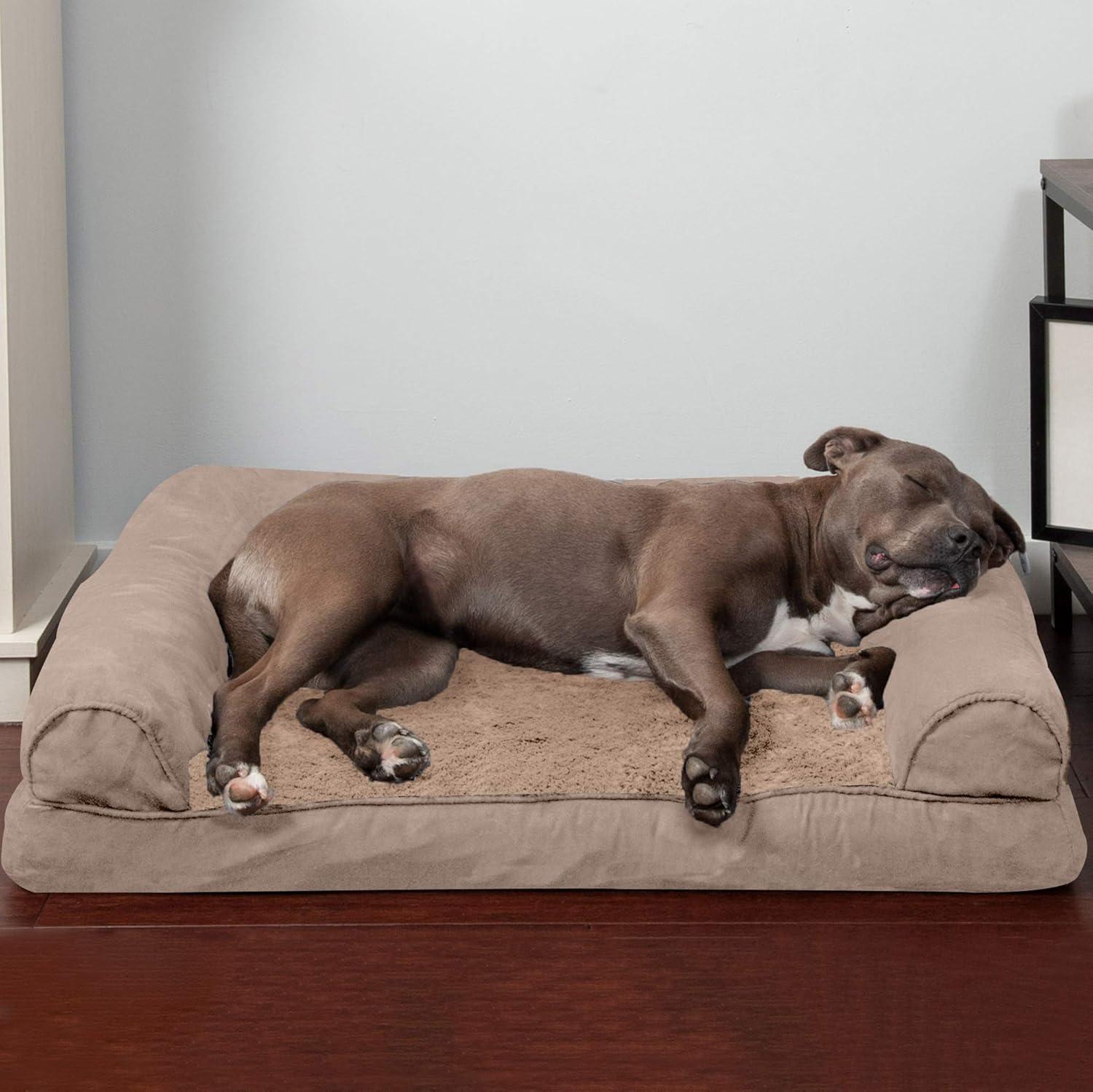 Orthopedic Suede Pet Bed