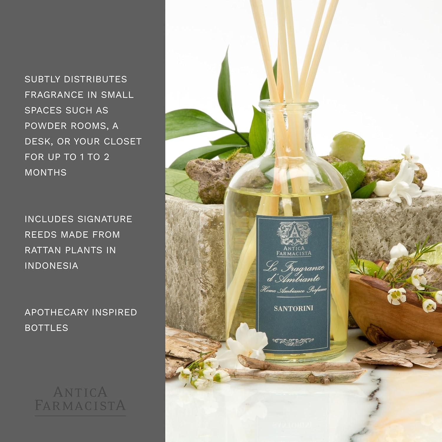 Santorini Essence 4" Luxe Reed Diffuser with Exotic Spices & Woods