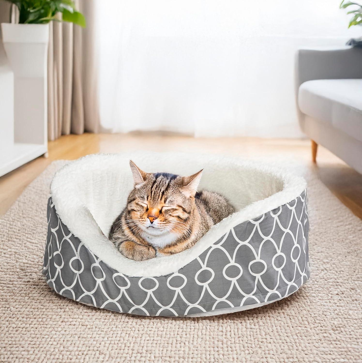 Midwest Homes For Pets Quiet Time Orthoperdic Egg-Crate Nesting Pet Bed w/ Polytetrafluoroethylene Fabric Protector