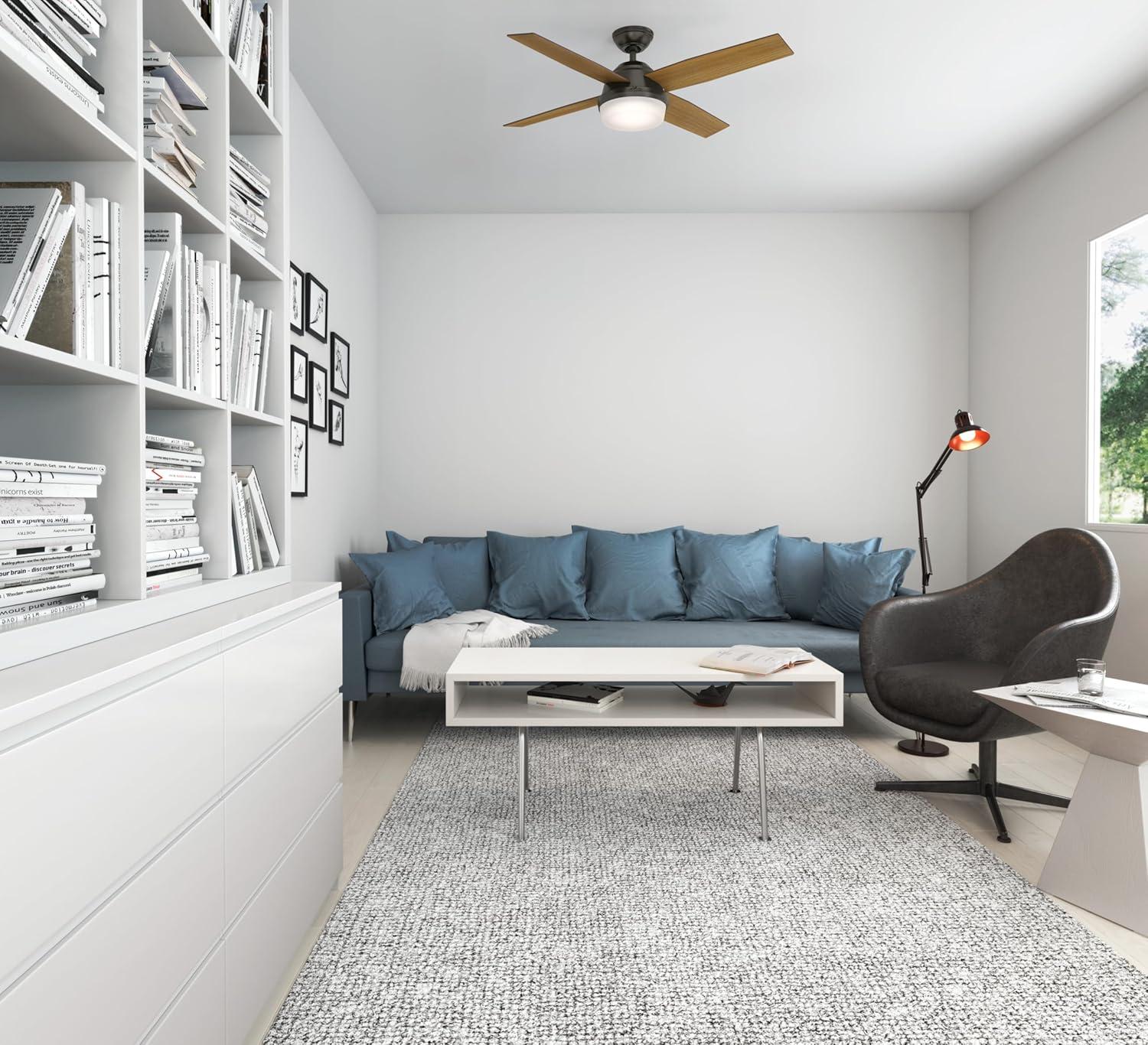Kieous Gap Ceiling Fan with LED Lights