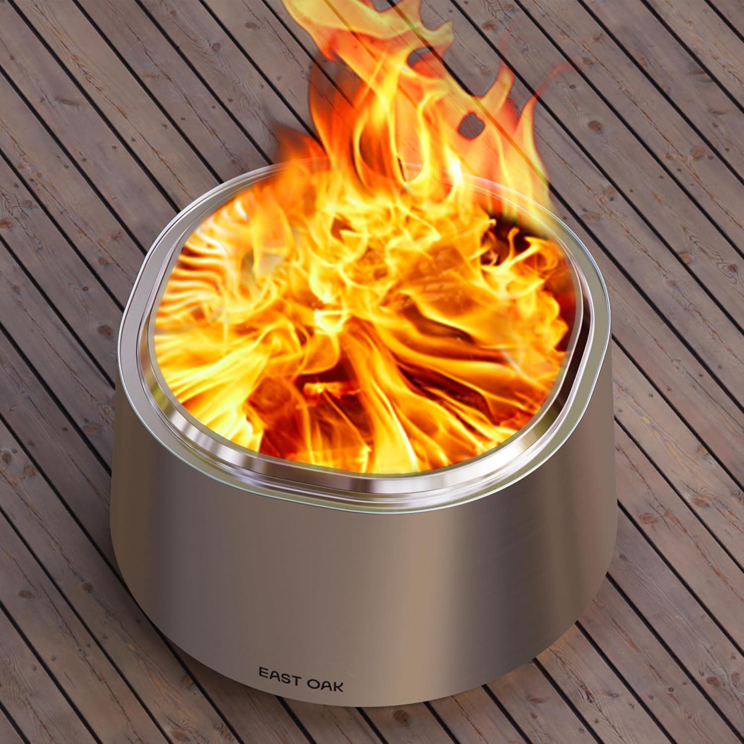 EAST OAK EAST OAK Smokeless Outdoor Fire Pit