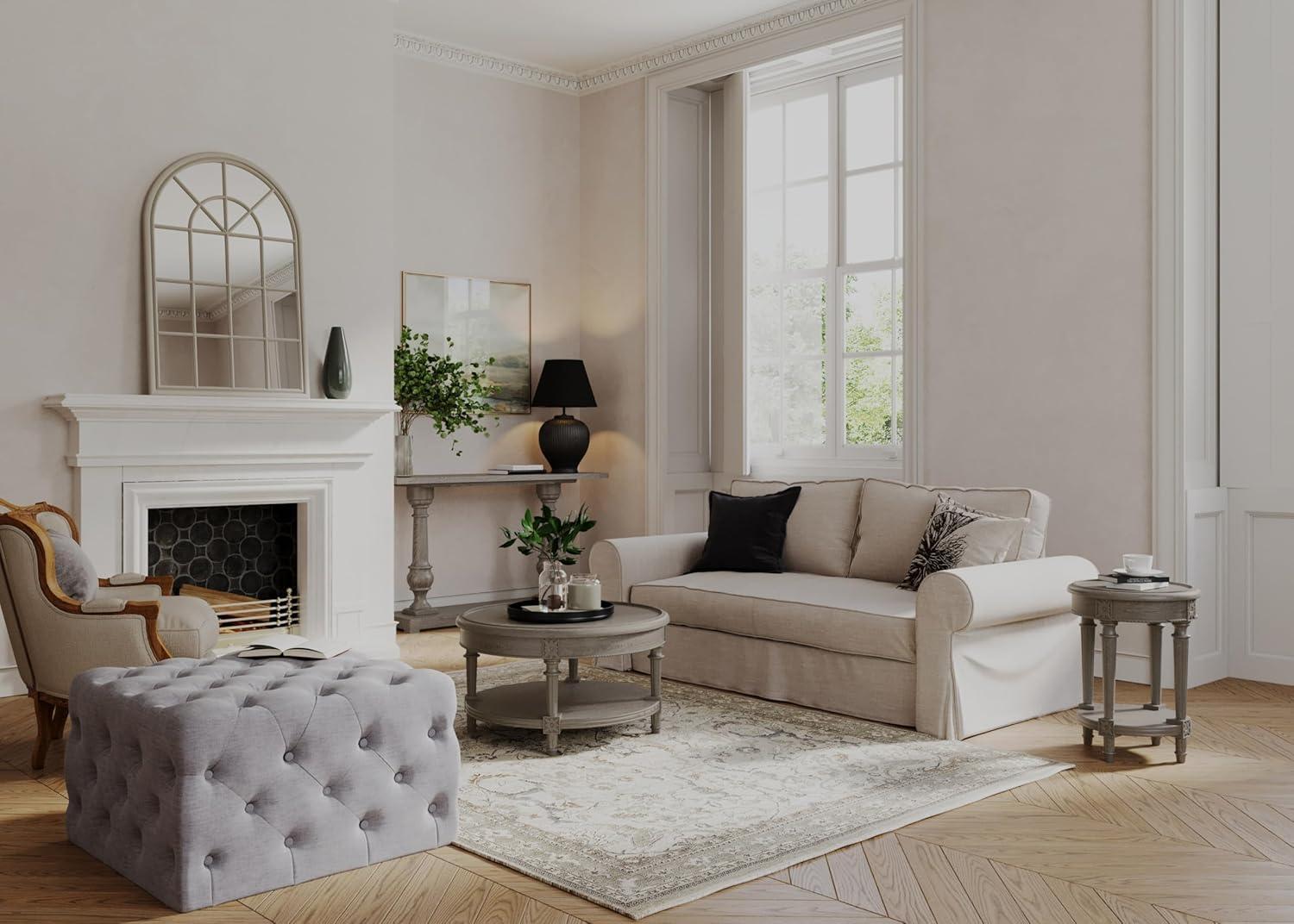 Maven Lane Maven Lane Pullman Round Wooden Coffee Table