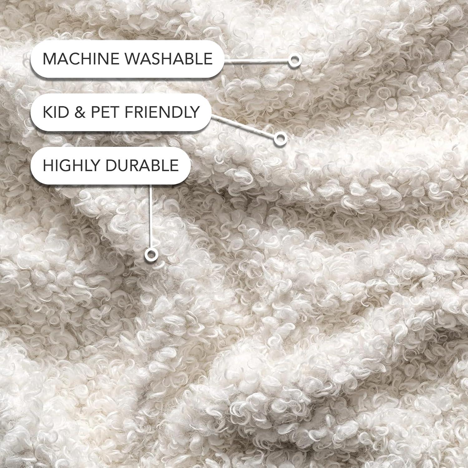 Nuloom Marlow Machine Washable Soft Shaggy Faux Sheepskin Indoor Area Rug