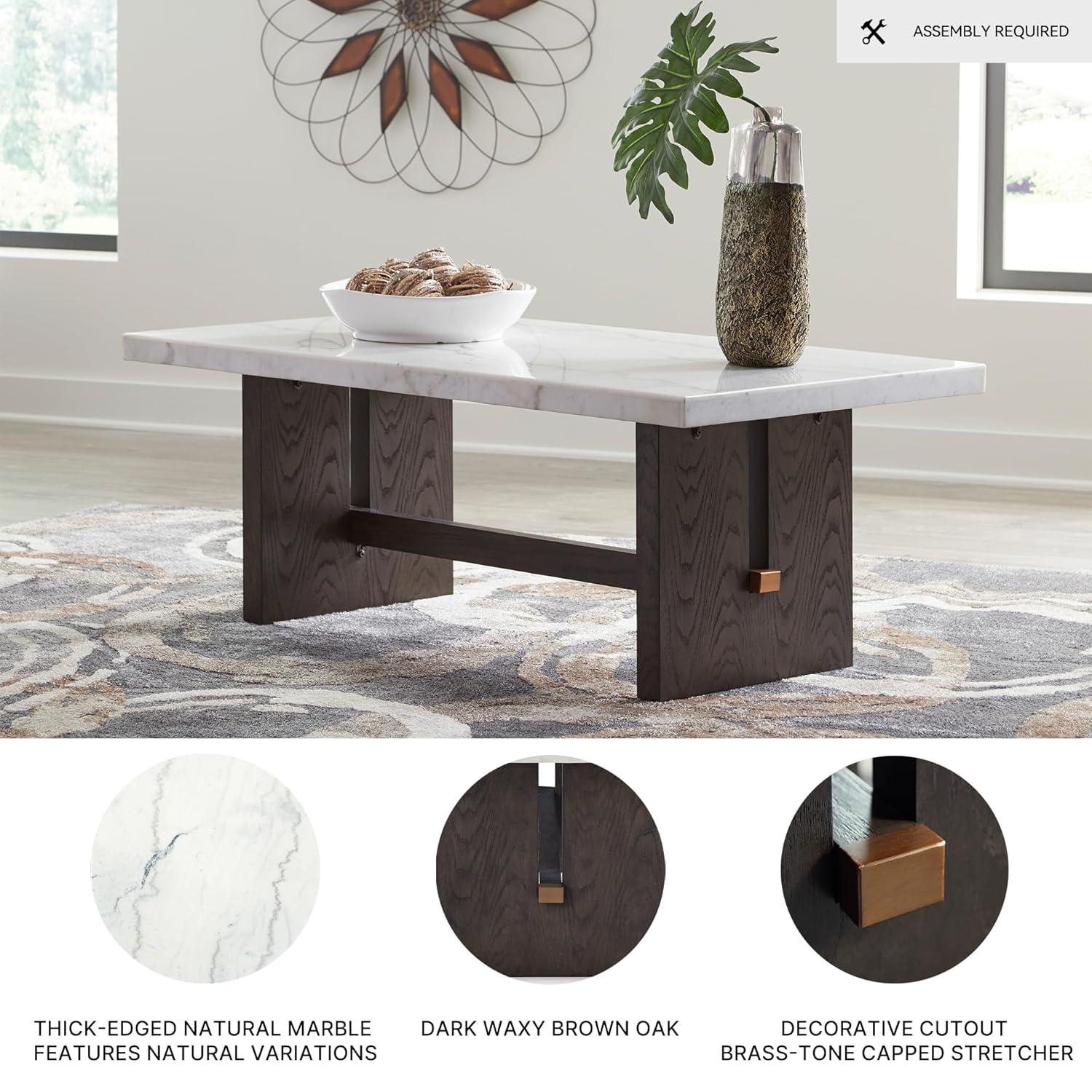 Lark Manor™ Cuzzocrea Marble Top Single Coffee Table