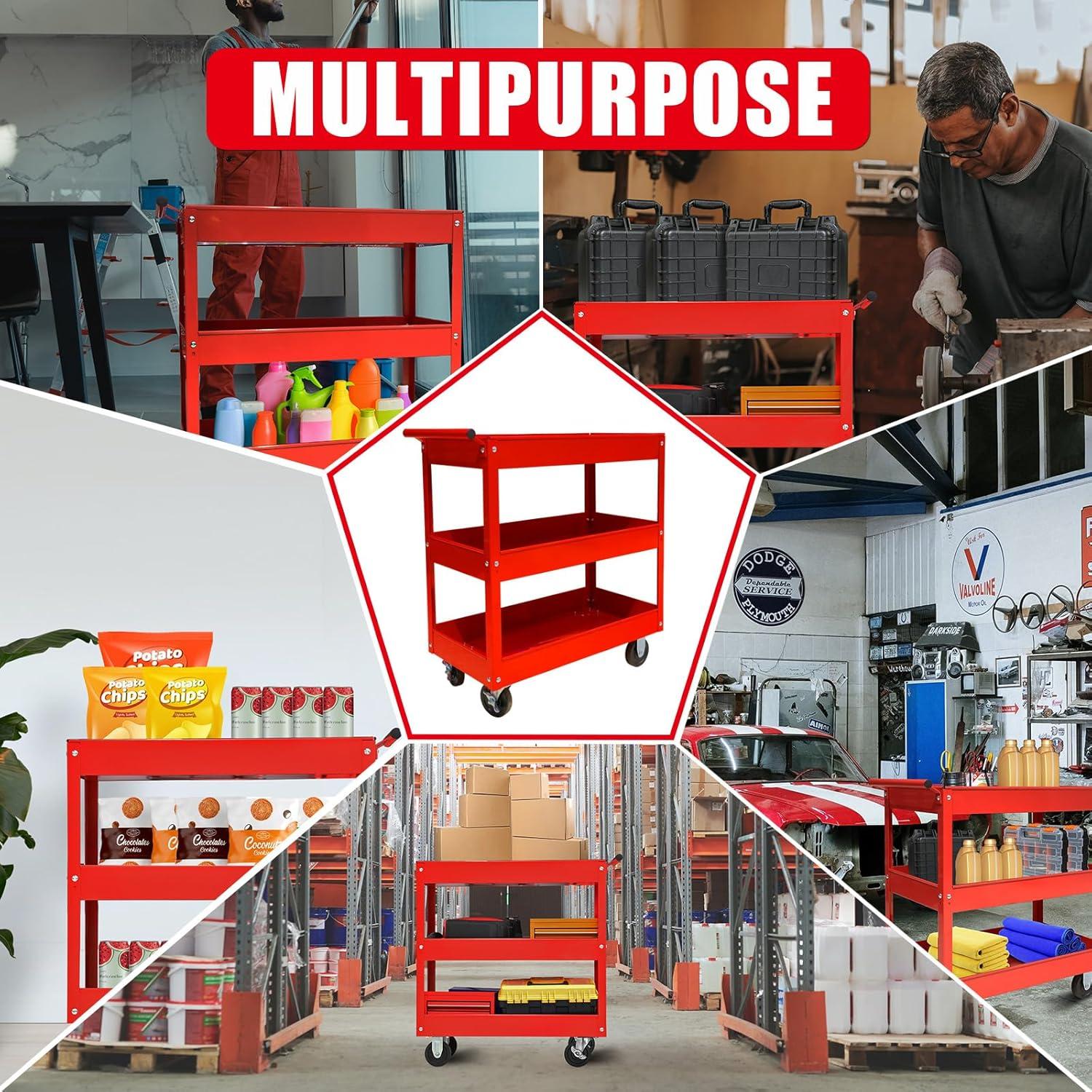 FAST APPLIANCES LLC 31.7'' H x 28.1'' W Utility Cart with Wheels