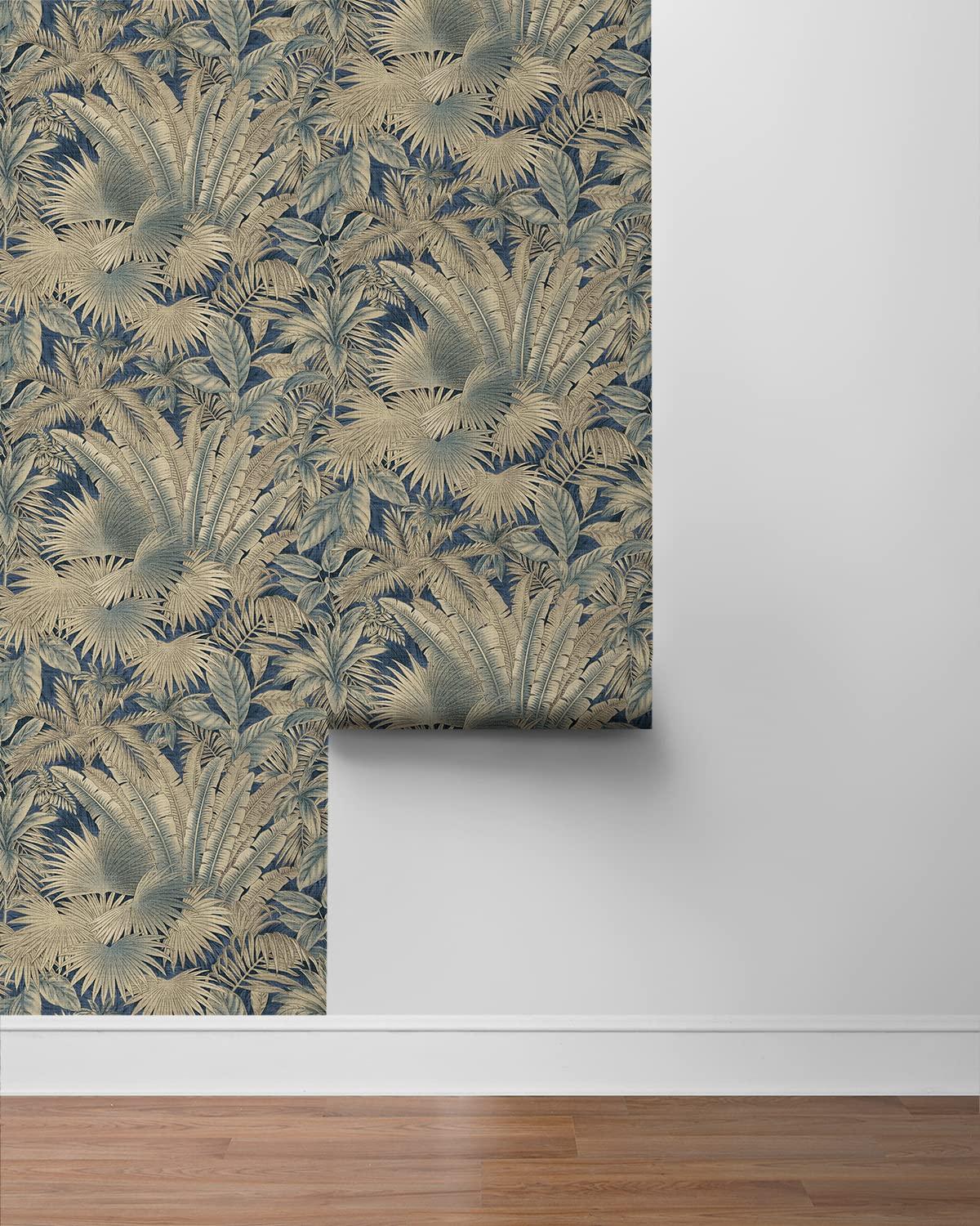 Tommy Bahama Bahamian Breeze Palm 18' L x 20.5" W Peel & Stick Wallpaper Roll