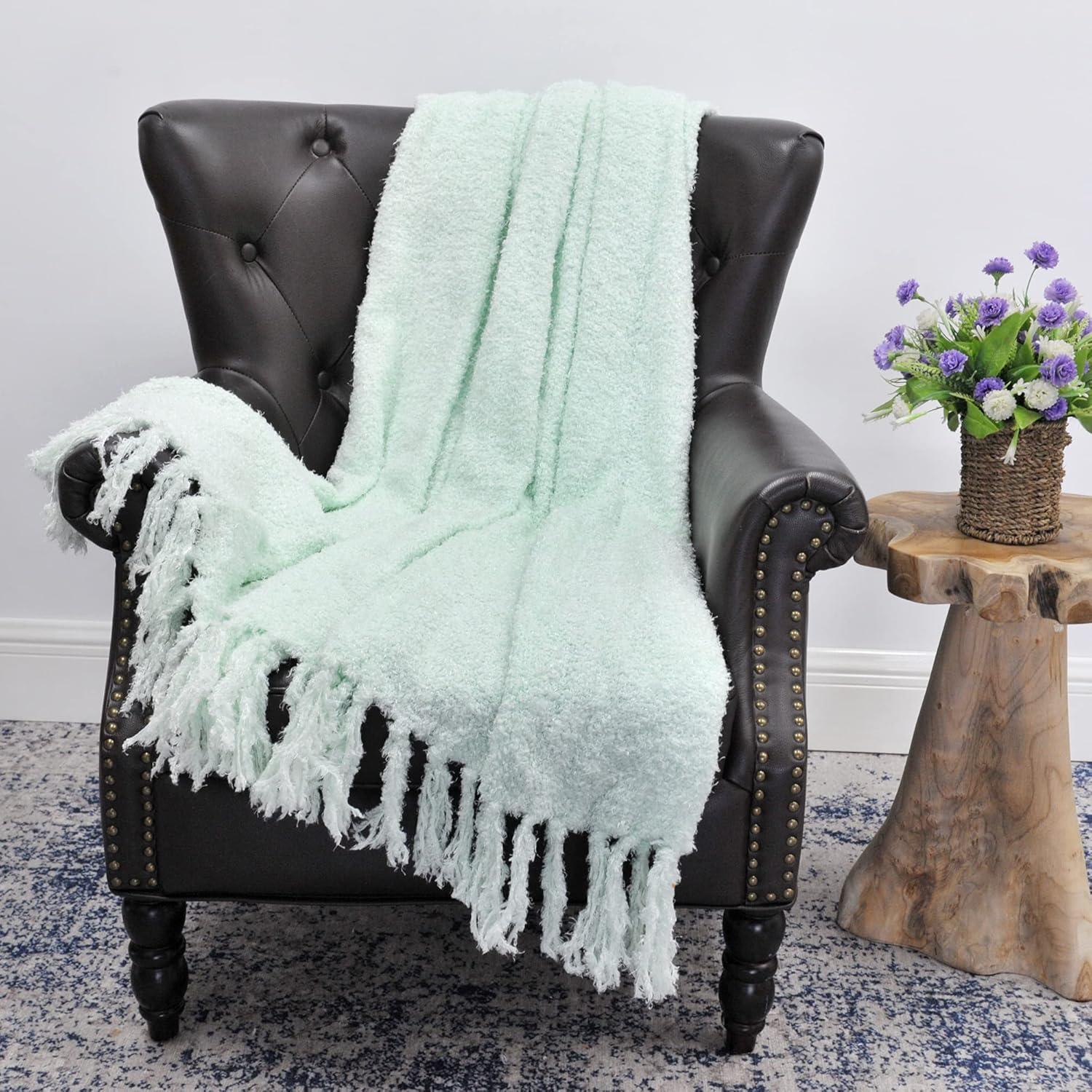 Home Soft Things Fluffy Handmade Throw Blanket
