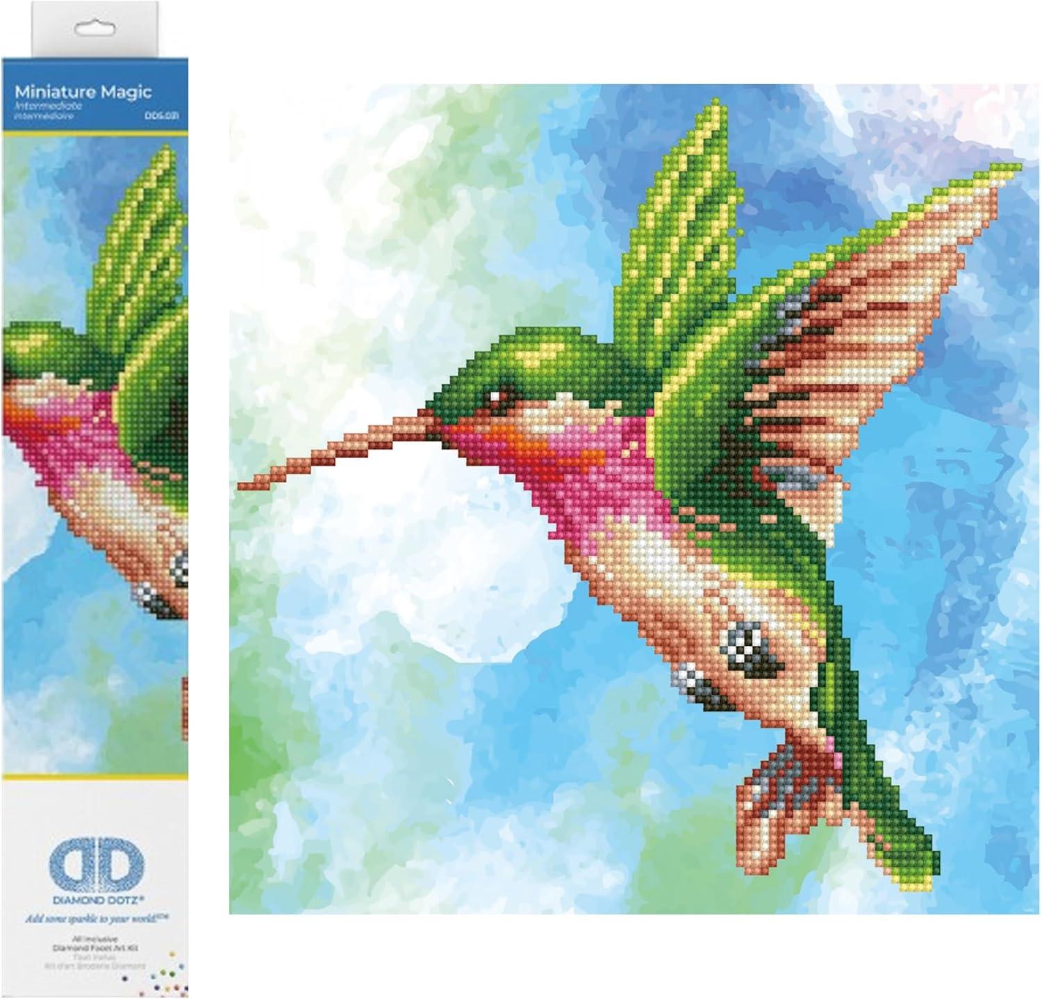Diamond Dotz Miniature Magic Diamond Painting Kits for Adults - Diamond Art Kits a Relaxing Creative Craft Kit with Dotz Gems 11x11