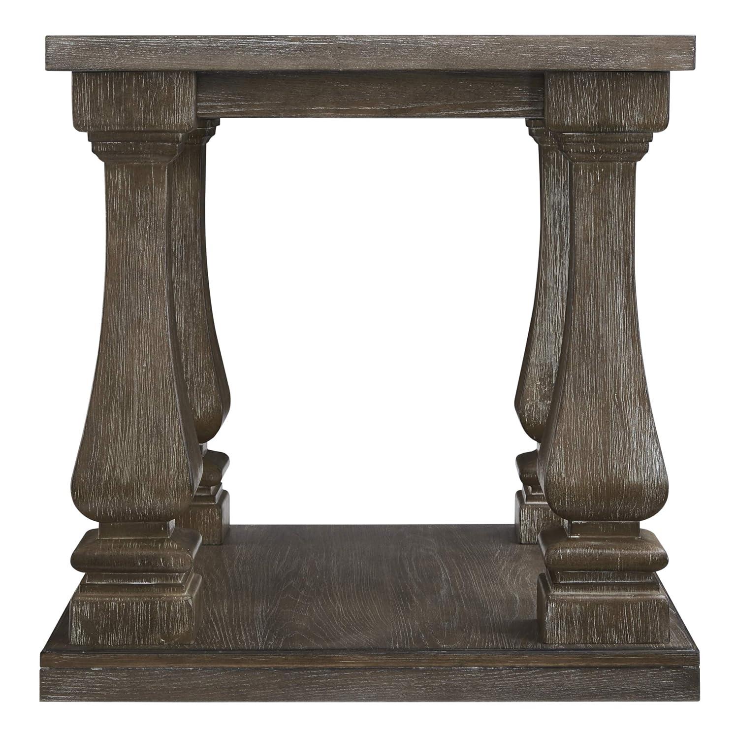 Johnelle Rectangular End Table Gray - Signature Design by Ashley