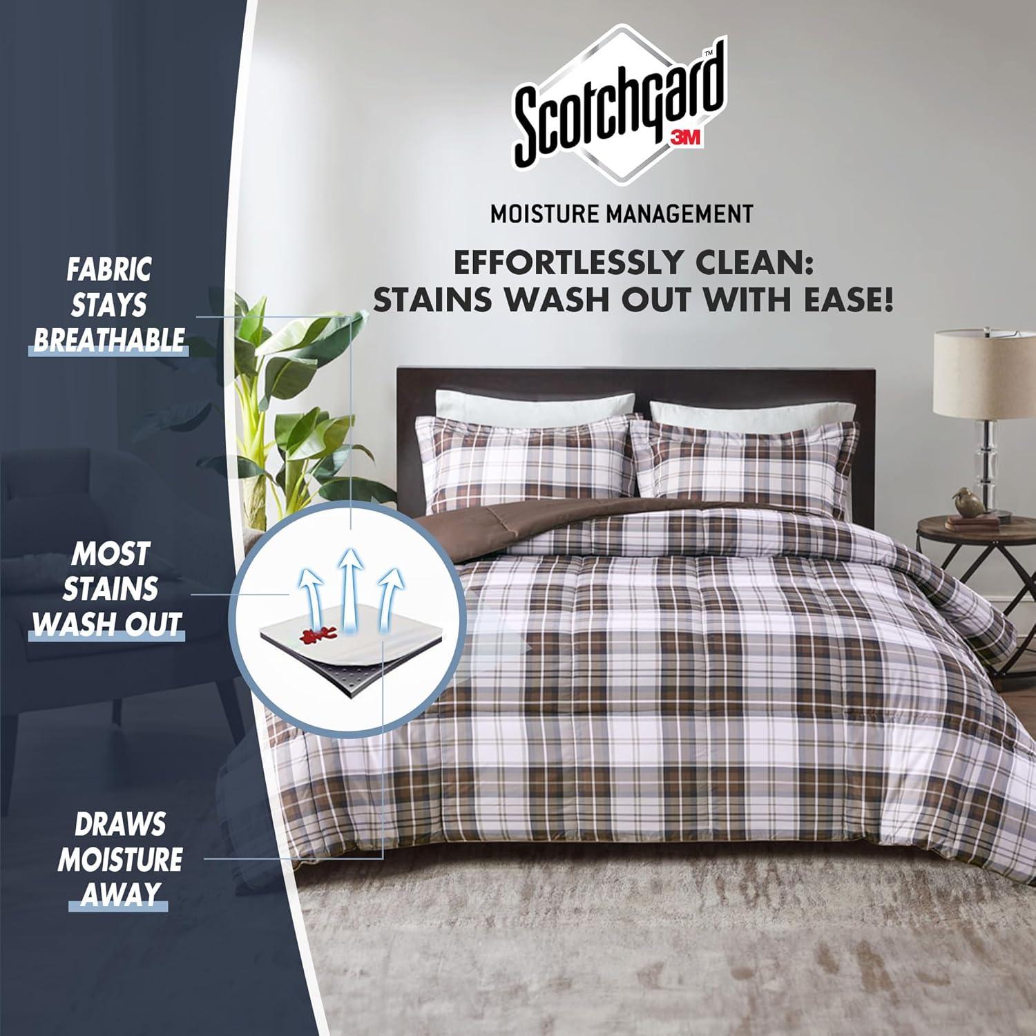 Madison Park Essentials 3M Scotchgard Down Alternative All Season Comforter Set