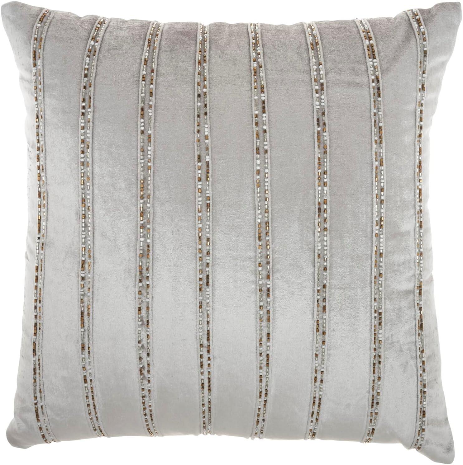 Mina Victory Sequined Velvet Throw Pillow