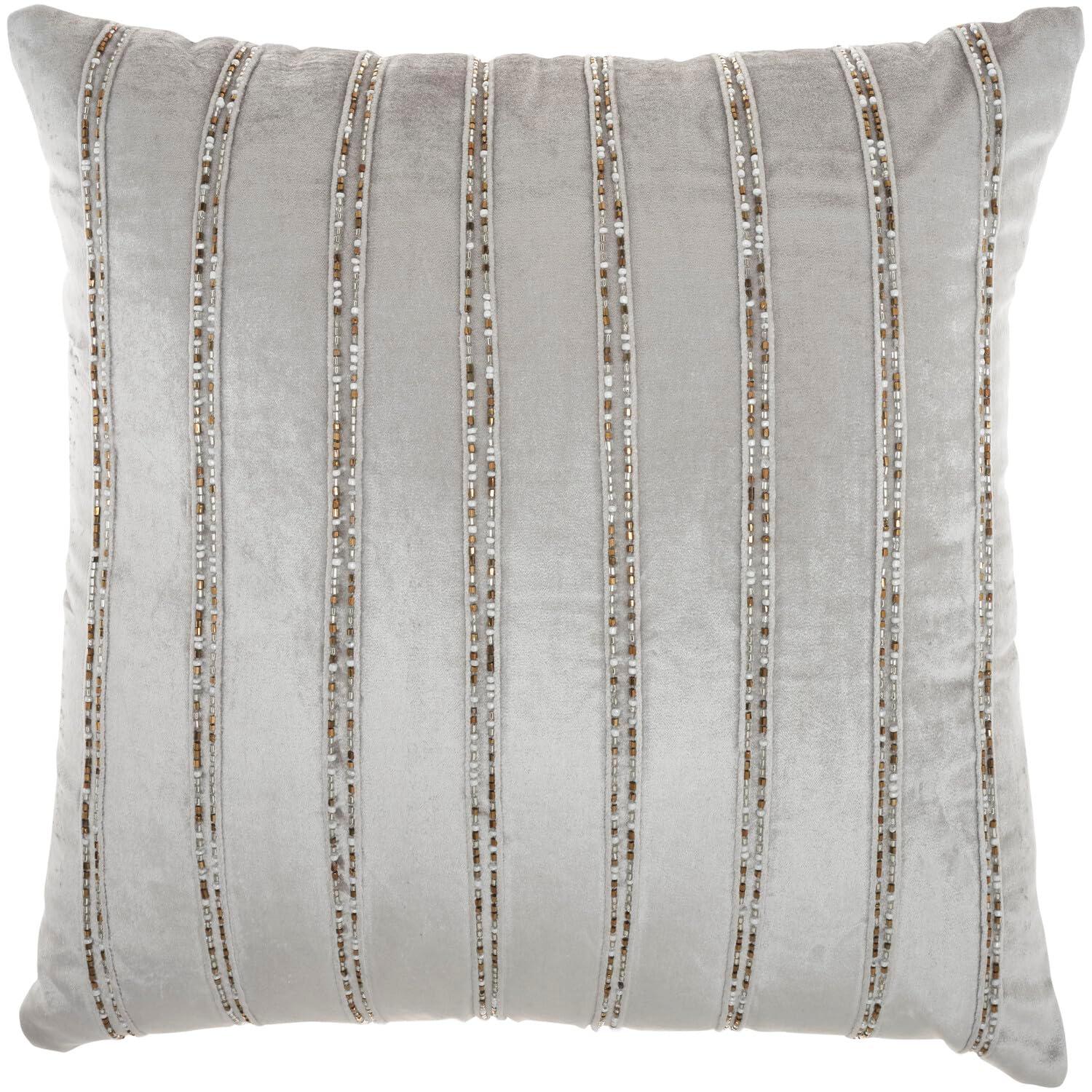 Mina Victory Sequined Velvet Throw Pillow