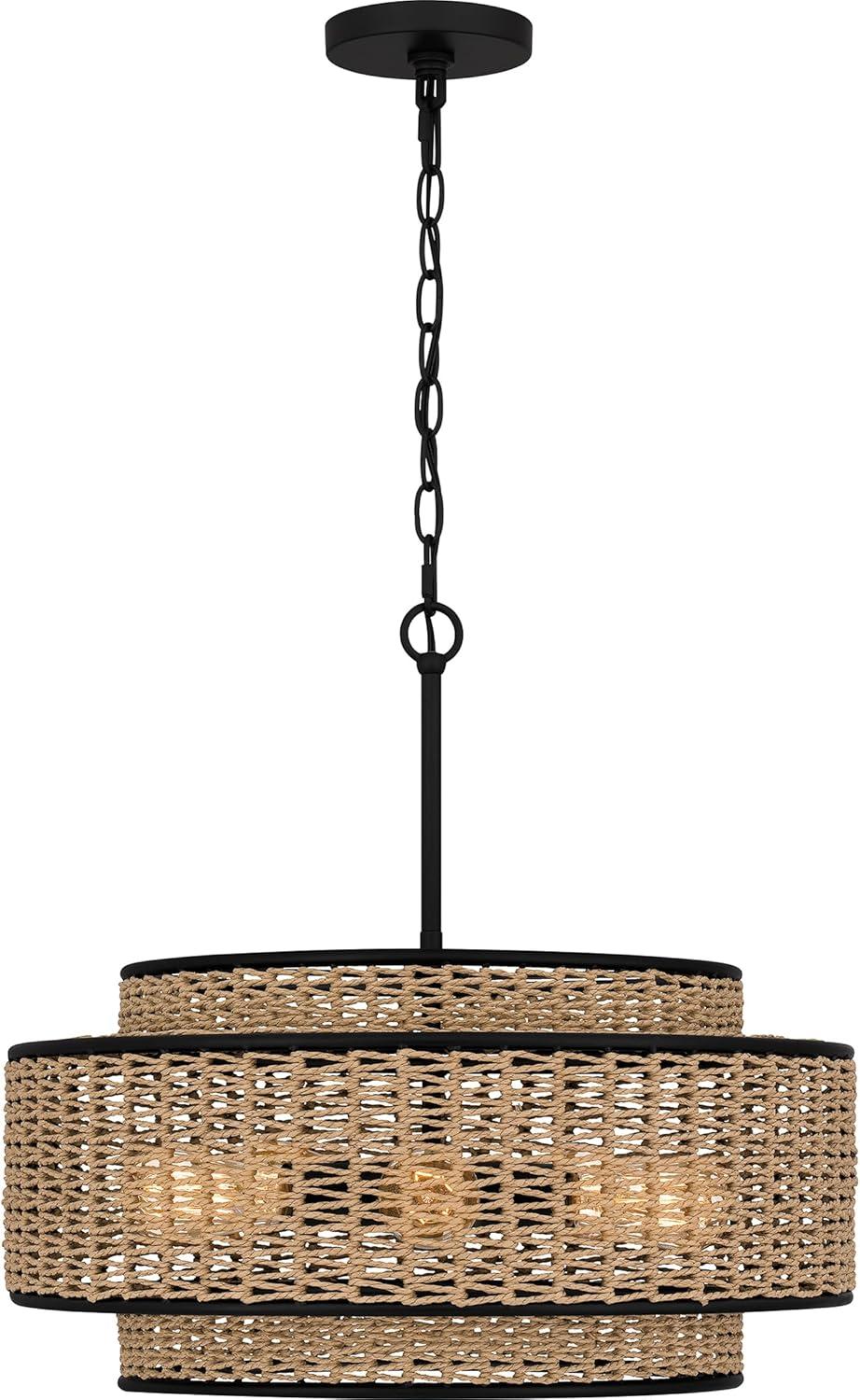 Quoizel Lighting 5 - Light Pendant in  Matte Black