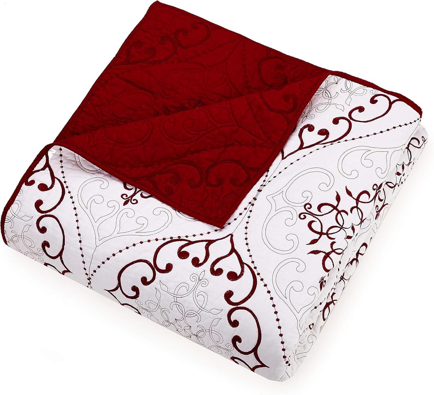 Chambers 3-Piece Embroidered Quilt Set