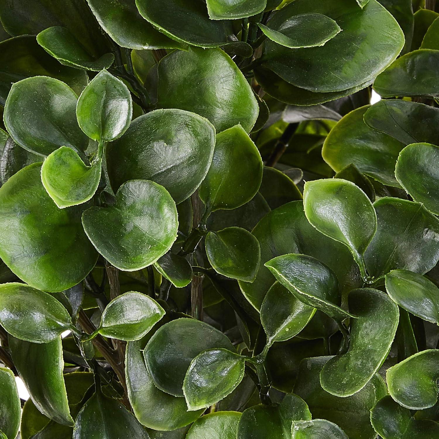 Nearly Natural 23 in. Peperomia Plant UV Resistant (Indoor/Outdoor)