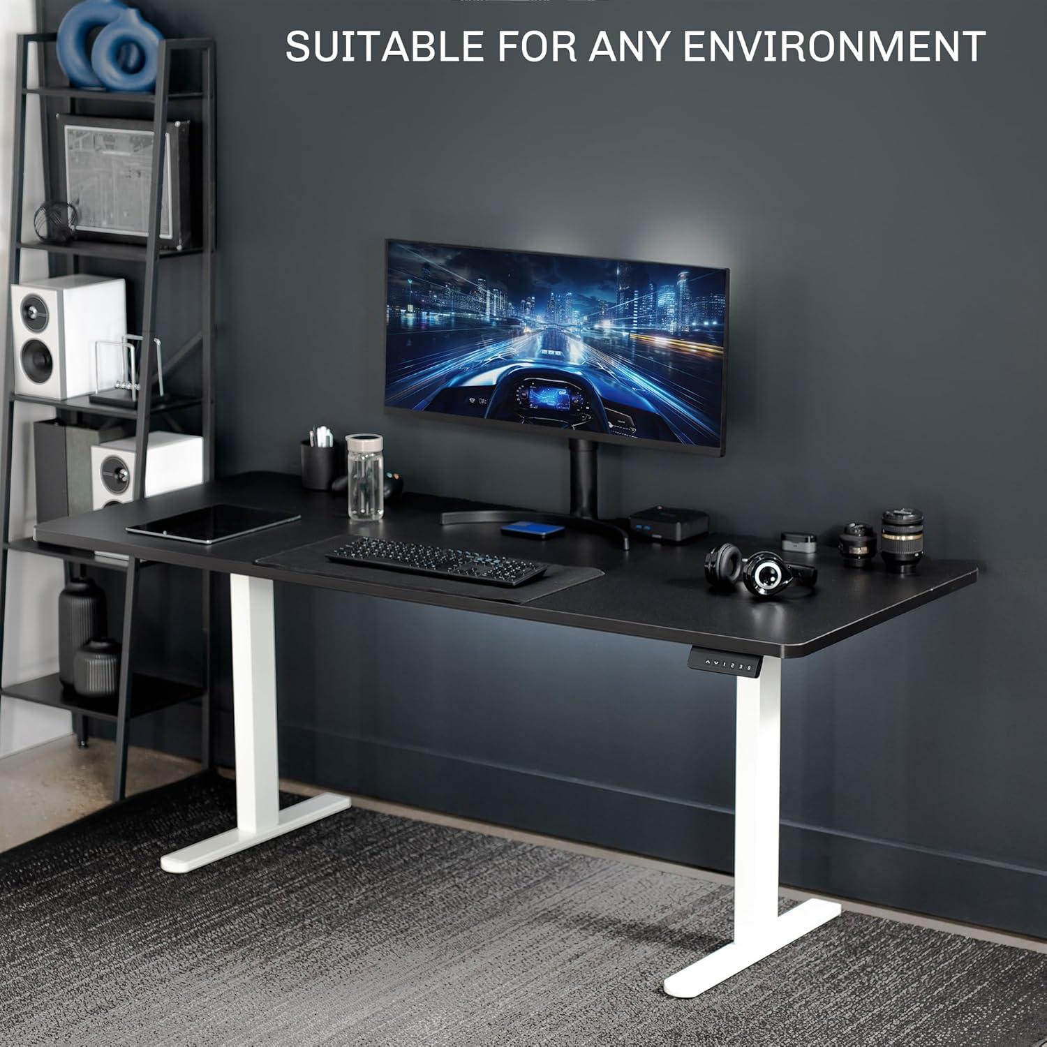 VIVO Electric Dual Motor Standing Desk Frame, E-200 Series