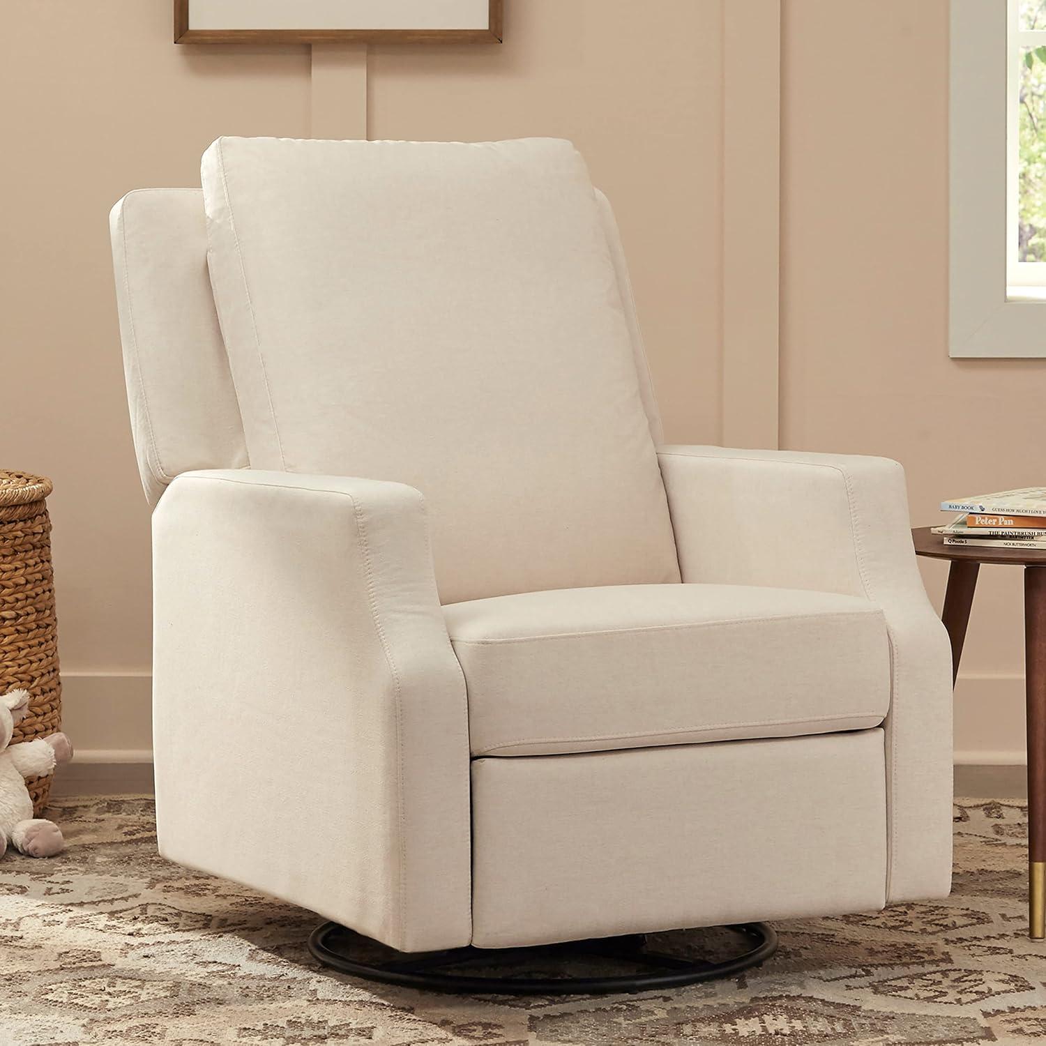 Crewe Upholstered Swivel Reclining Glider