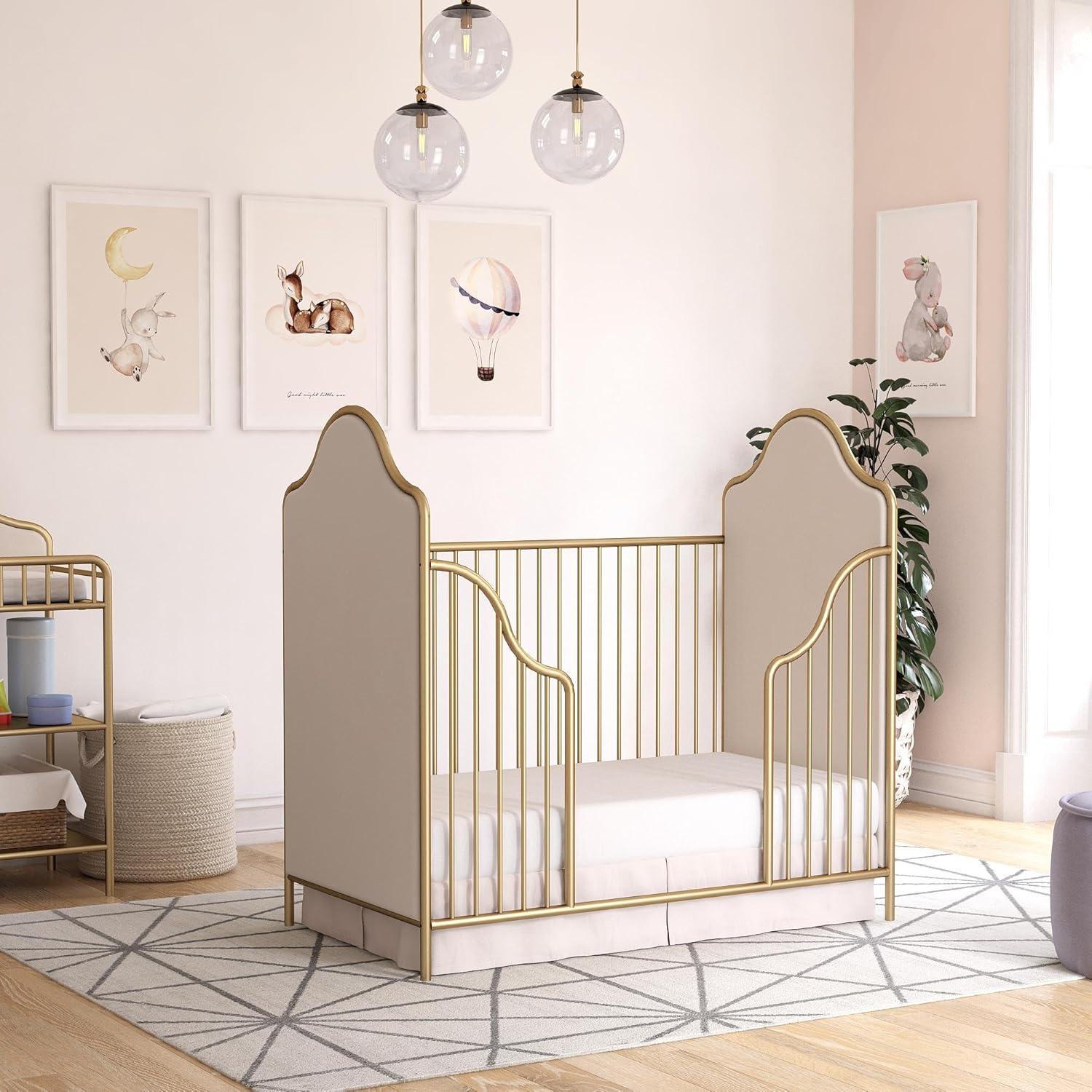 Piper 2-in-1 Convertible Upholstered Crib