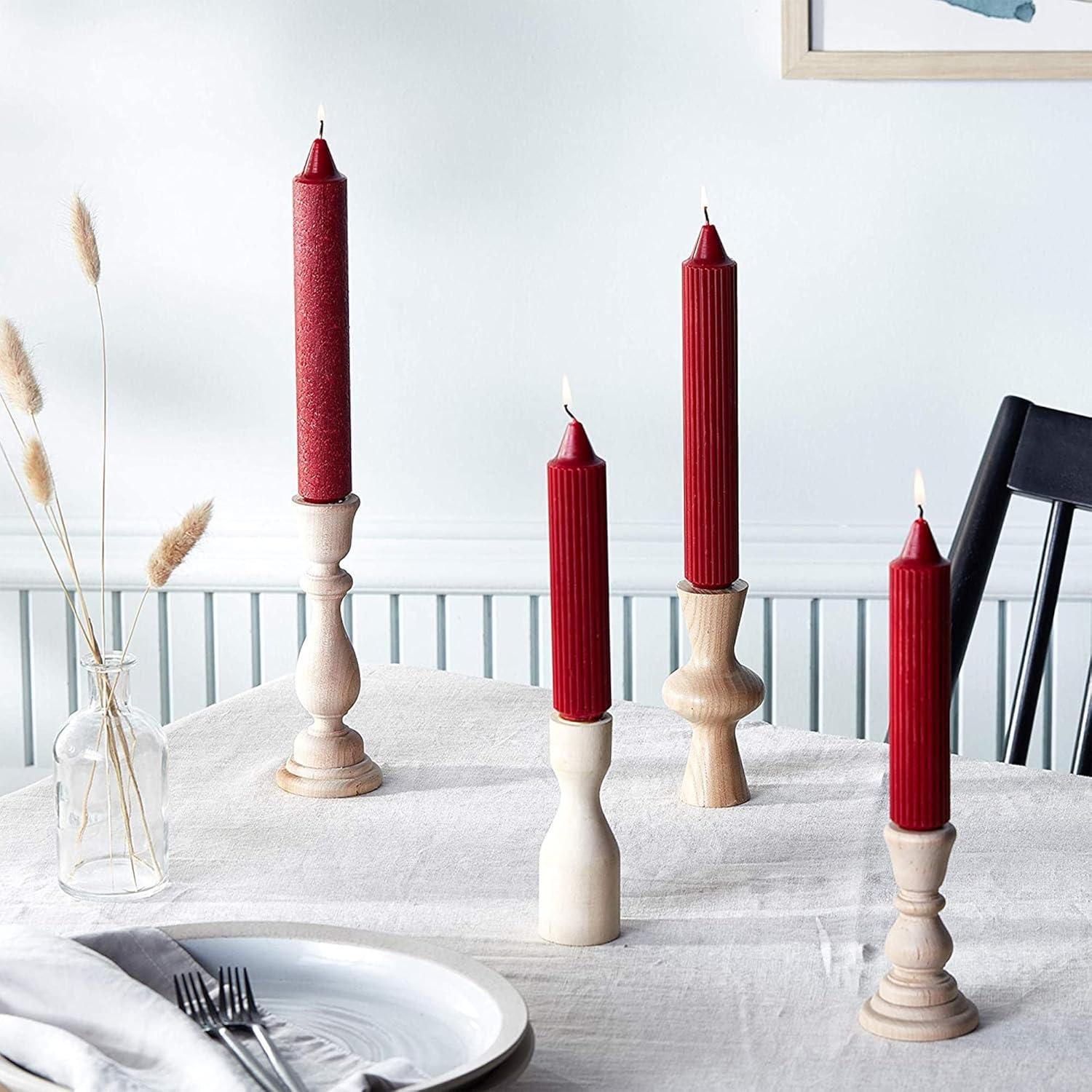 Grecian Collenette Unscented Taper Candle
