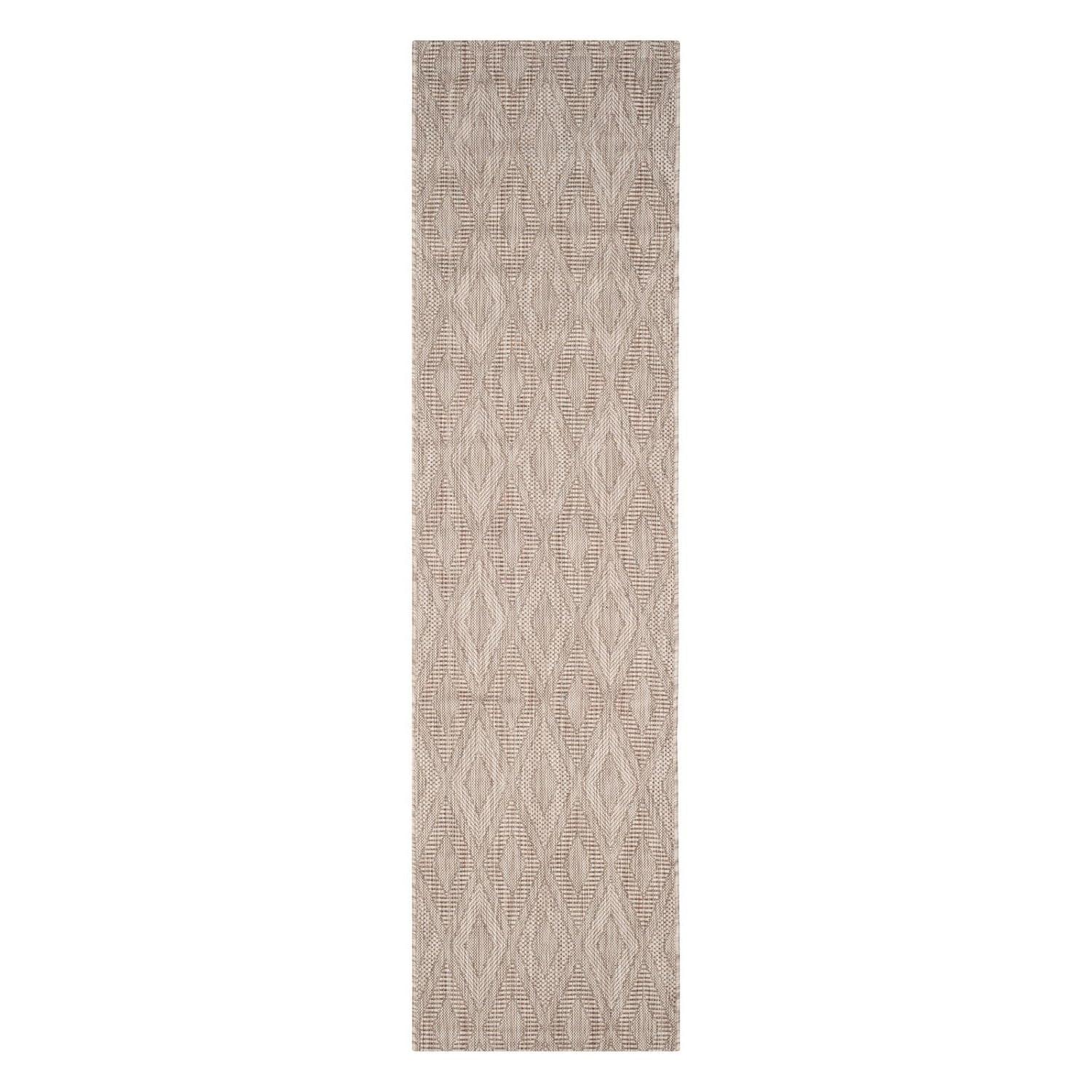 Courtyard CY8522 Power Loomed Indoor and Outdoor Area Rug - Beige/Beige - 5'3"x7'7" - Safavieh