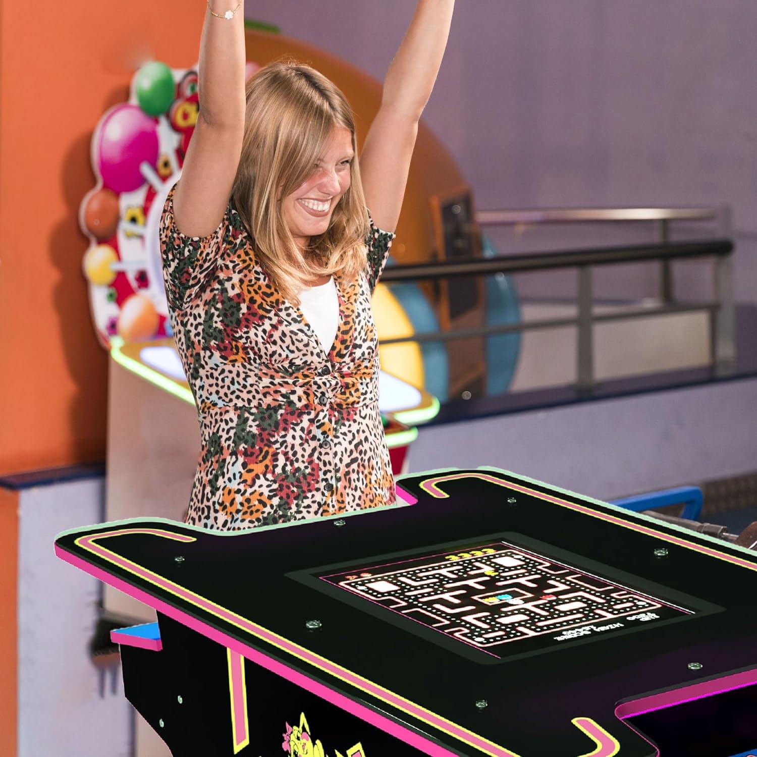 Arcade 1Up Arcade1Up Ms. Pac-Man 40th Anniversary Head-to-Head Black Series Edition Table