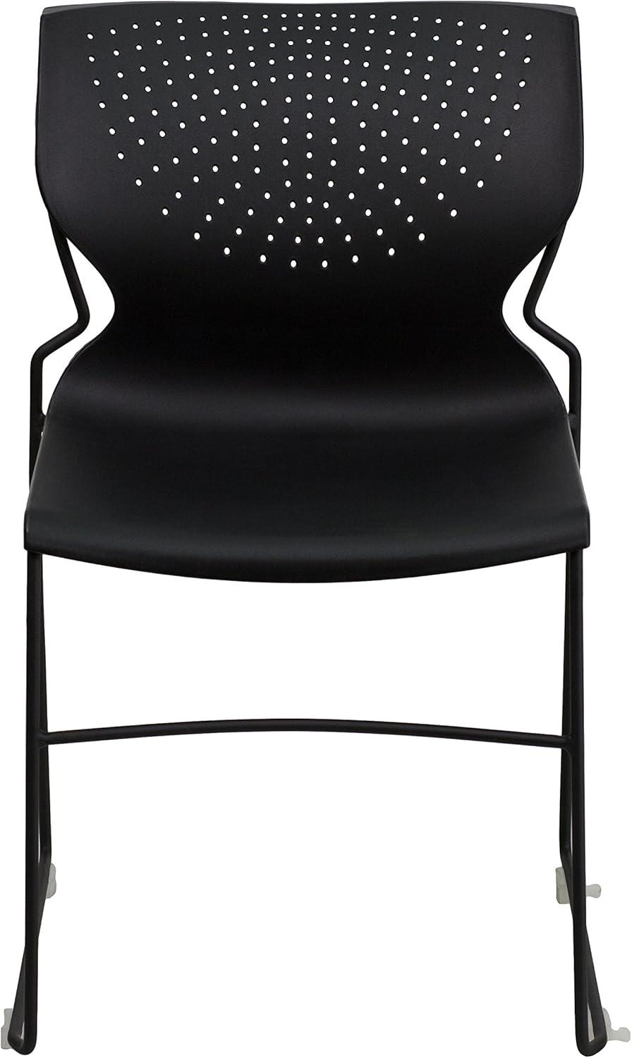 Everleigh 661 lb. Capacity Full Back Stack Chair with Powder Coated Frame