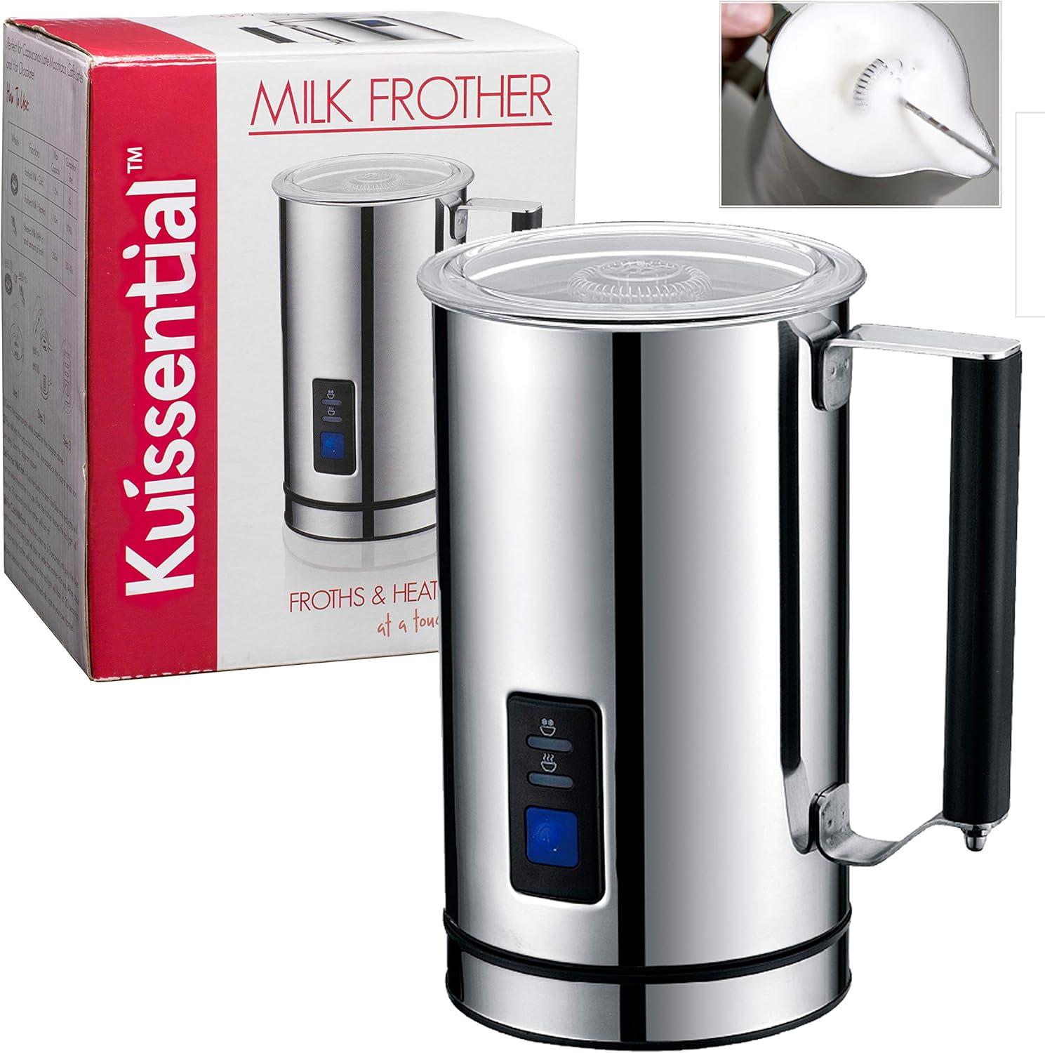 Kuissential Deluxe Automatic Milk Frother and Warmer, (240ml) Cappuccino Maker