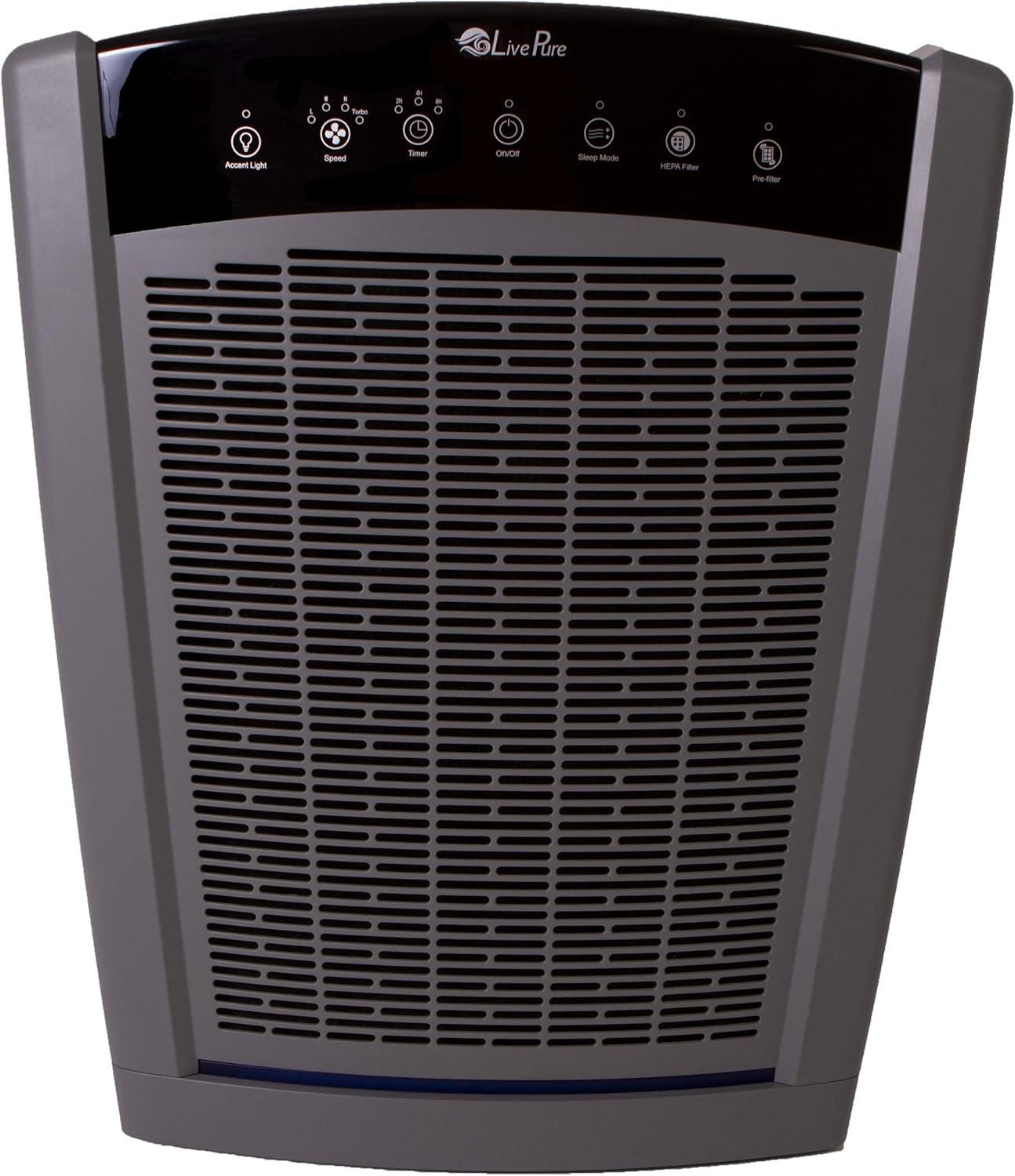 Graphite Multi-Room True HEPA Console Air Purifier