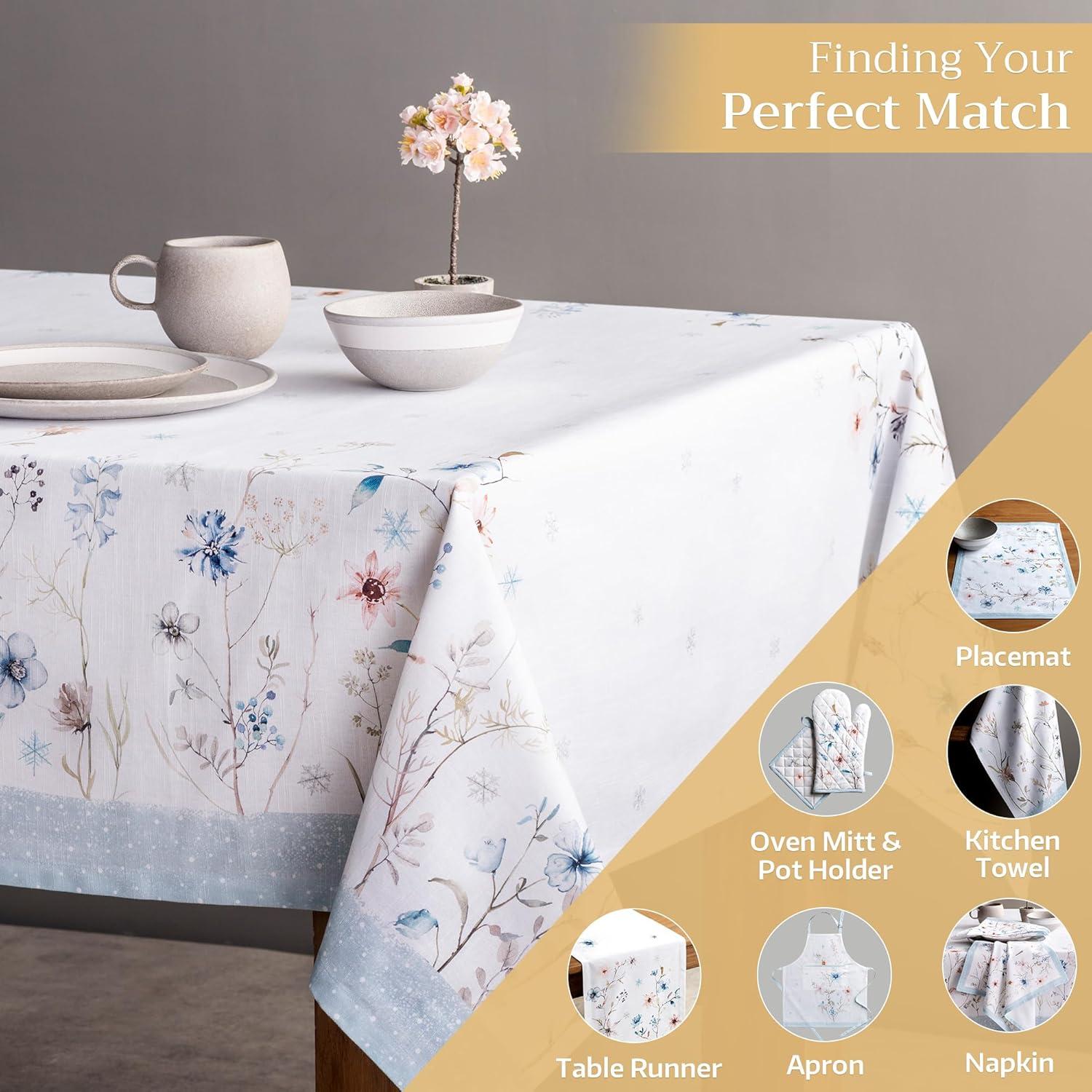 Maison d' Hermine Floral 100% Cotton Tablecloth