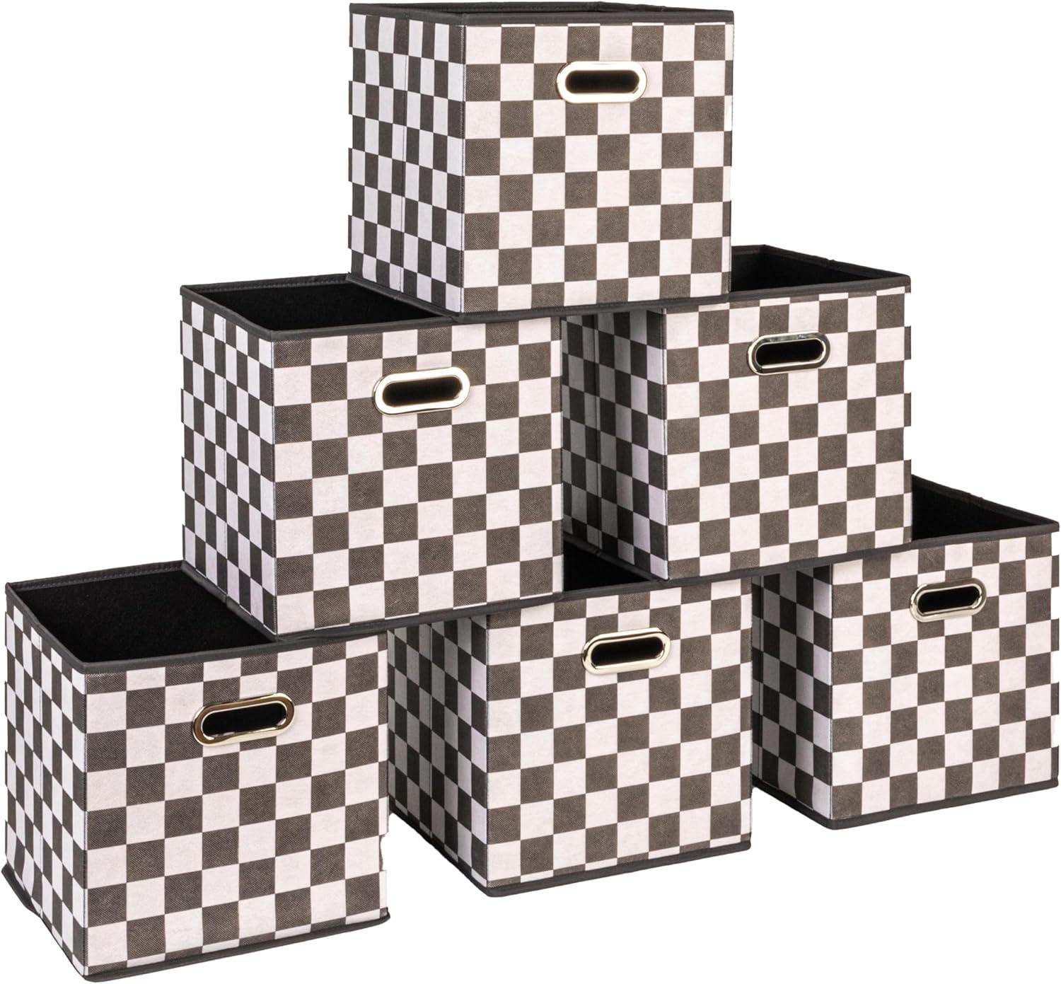 Household Essentials Wayfair Basics® Open Fabric Storage Bin Set (Set of 6)