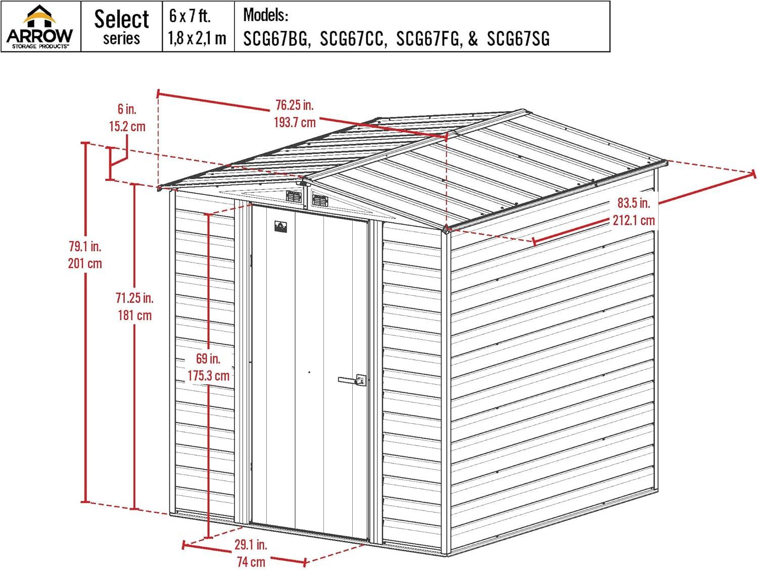 Arrow Metal Storage Shed
