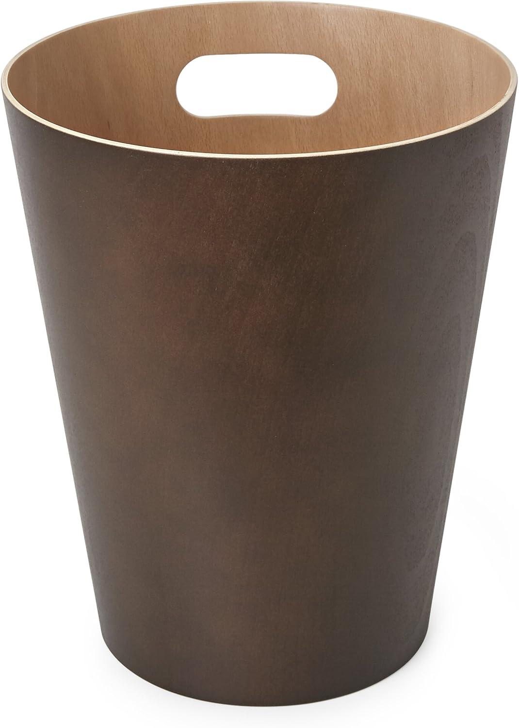Umbra Woodrow Manufactured Wood Open Waste Basket - 2.25 Gallons
