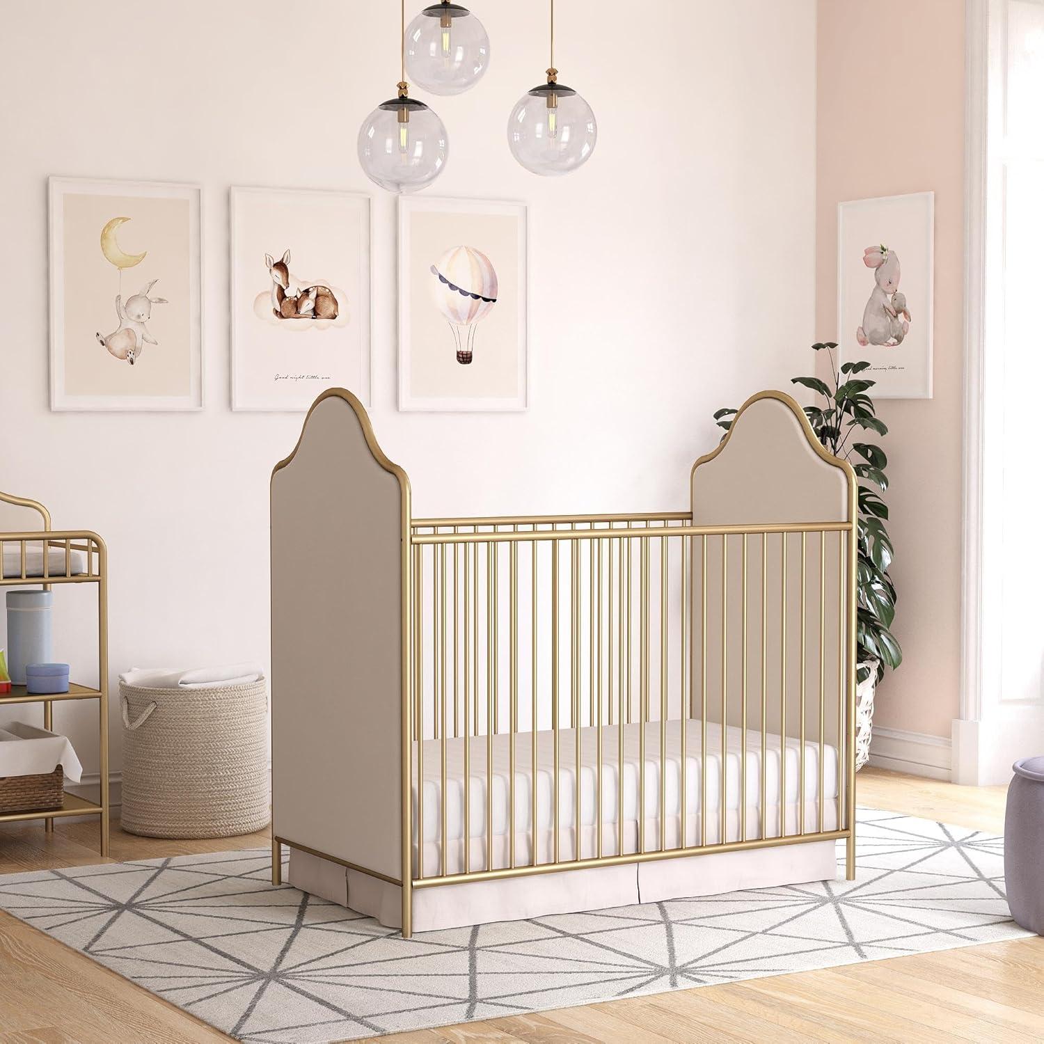 Piper 2-in-1 Convertible Upholstered Crib
