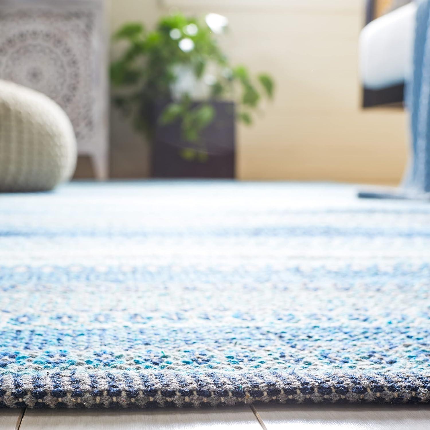 Montauk MTK851 Hand Woven Area Rug - Grey/Blue - 3'x5' - Safavieh.
