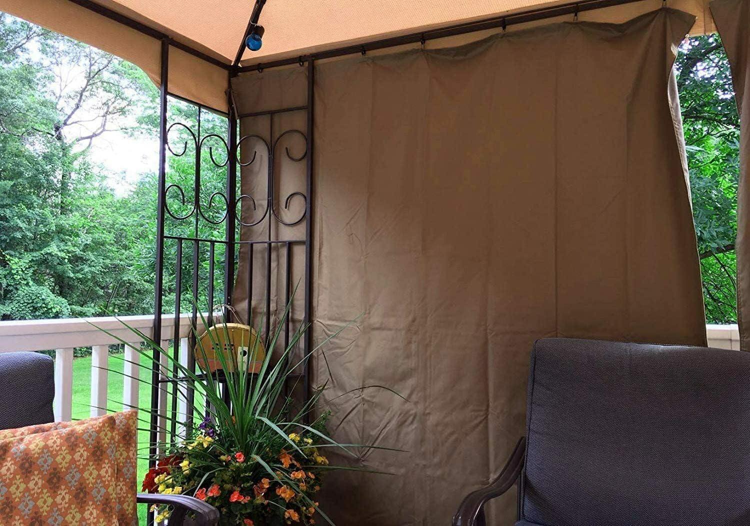 Beige Water-Resistant Privacy Panel for 10 x 12 Gazebo