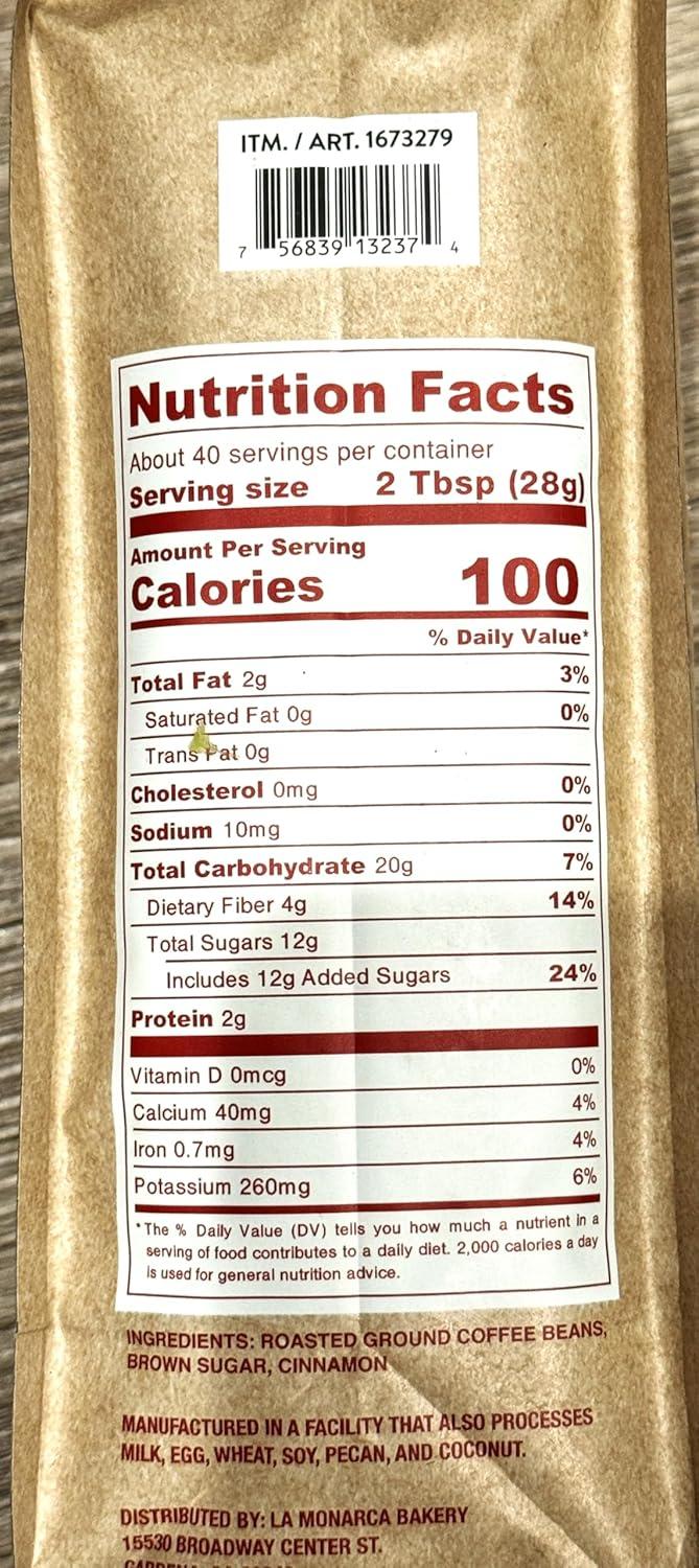 La Monarca Bakery Cafe De Olla, 40 Ounce