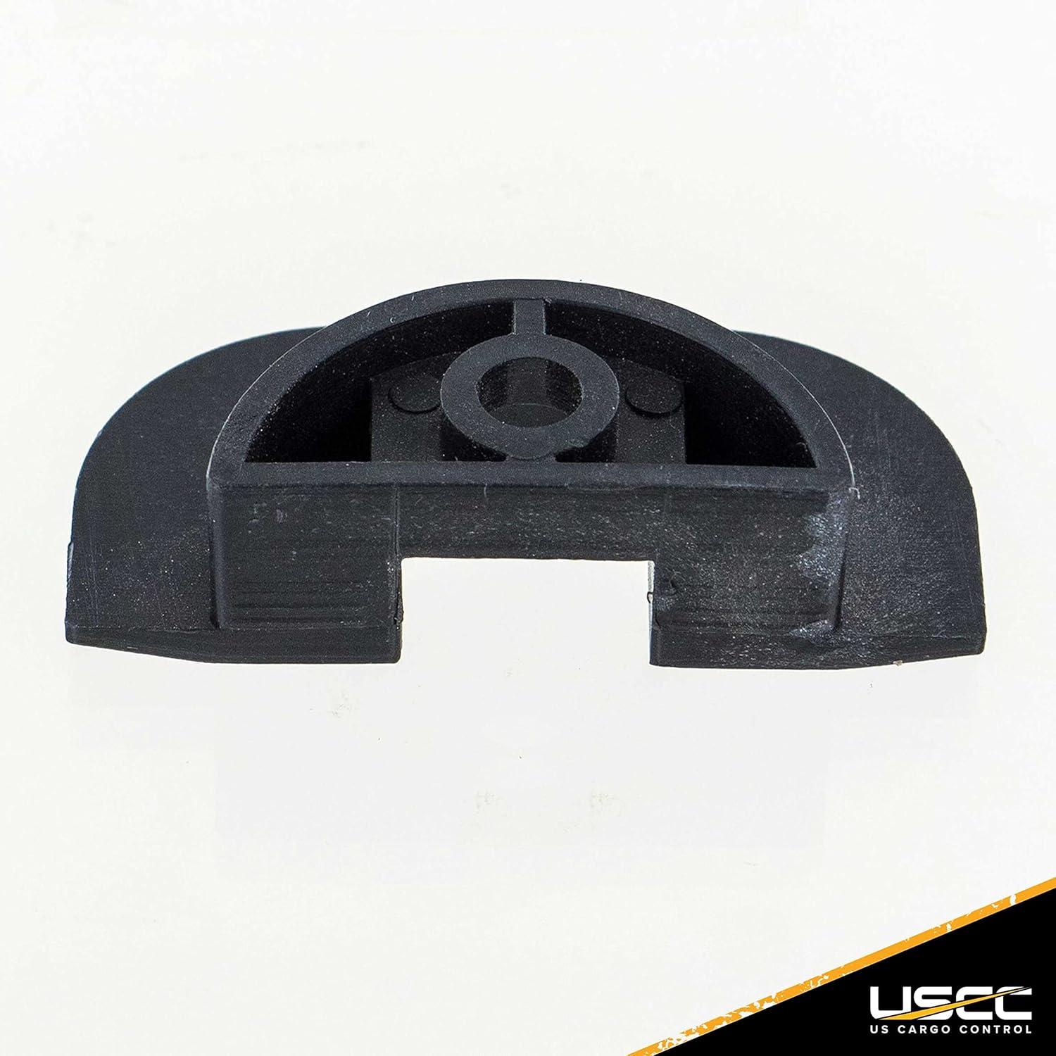 US Cargo Control Flanged End Caps for L Track Rails, Eliminates Sharp Edges On Flanged L Track, Easily Roll Motorcycles, ATVs, and Other Wheeled Cargo