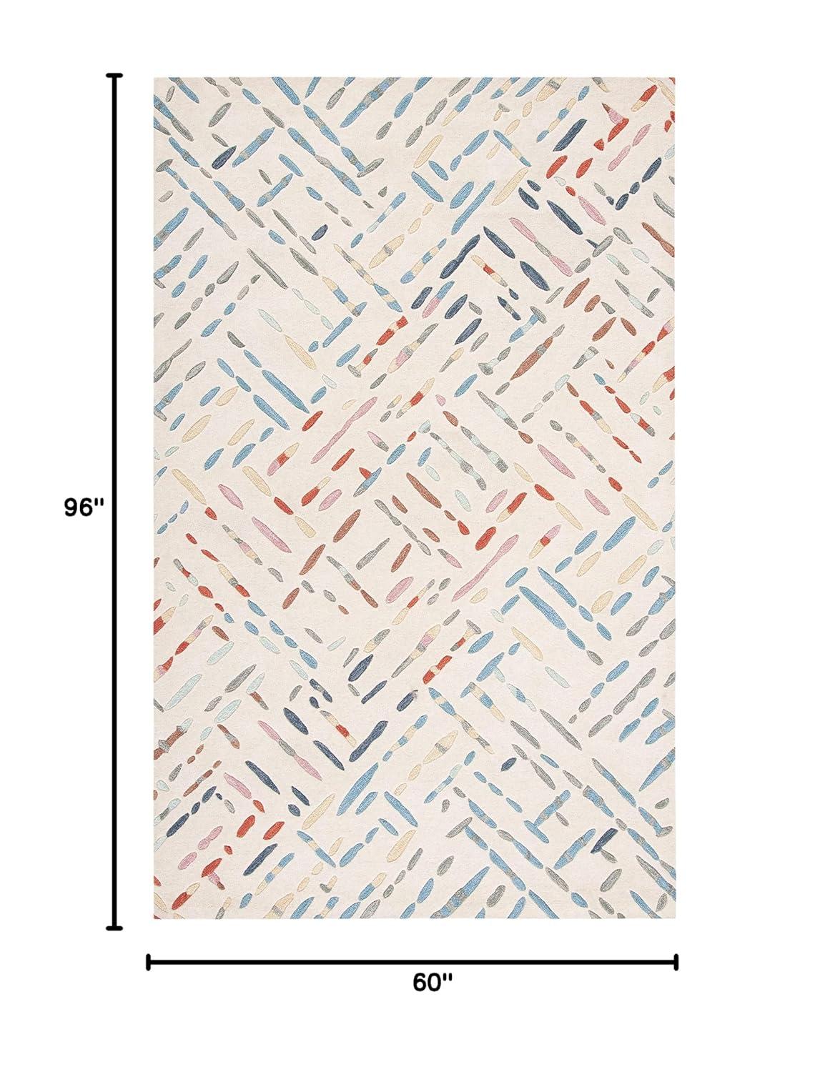 Charters Towers Abstract Handmade Tufted Wool Area Rug