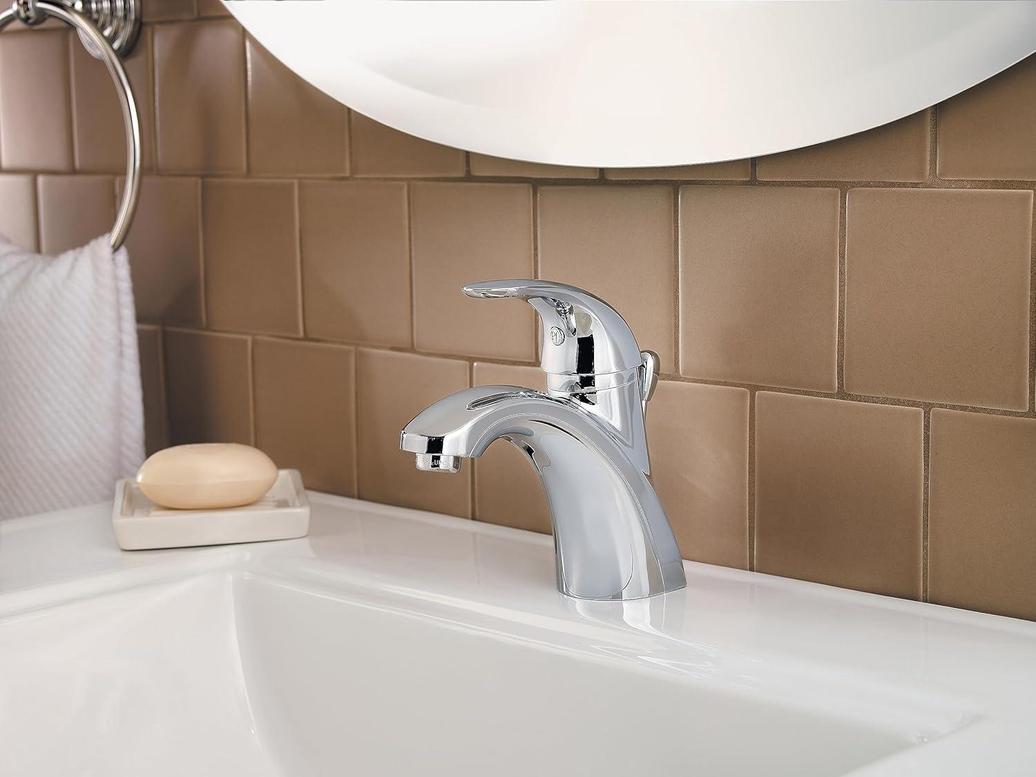 Pfister LF-042-PRCC Parisa Single Hole Bathroom Faucet with Drain Assembly