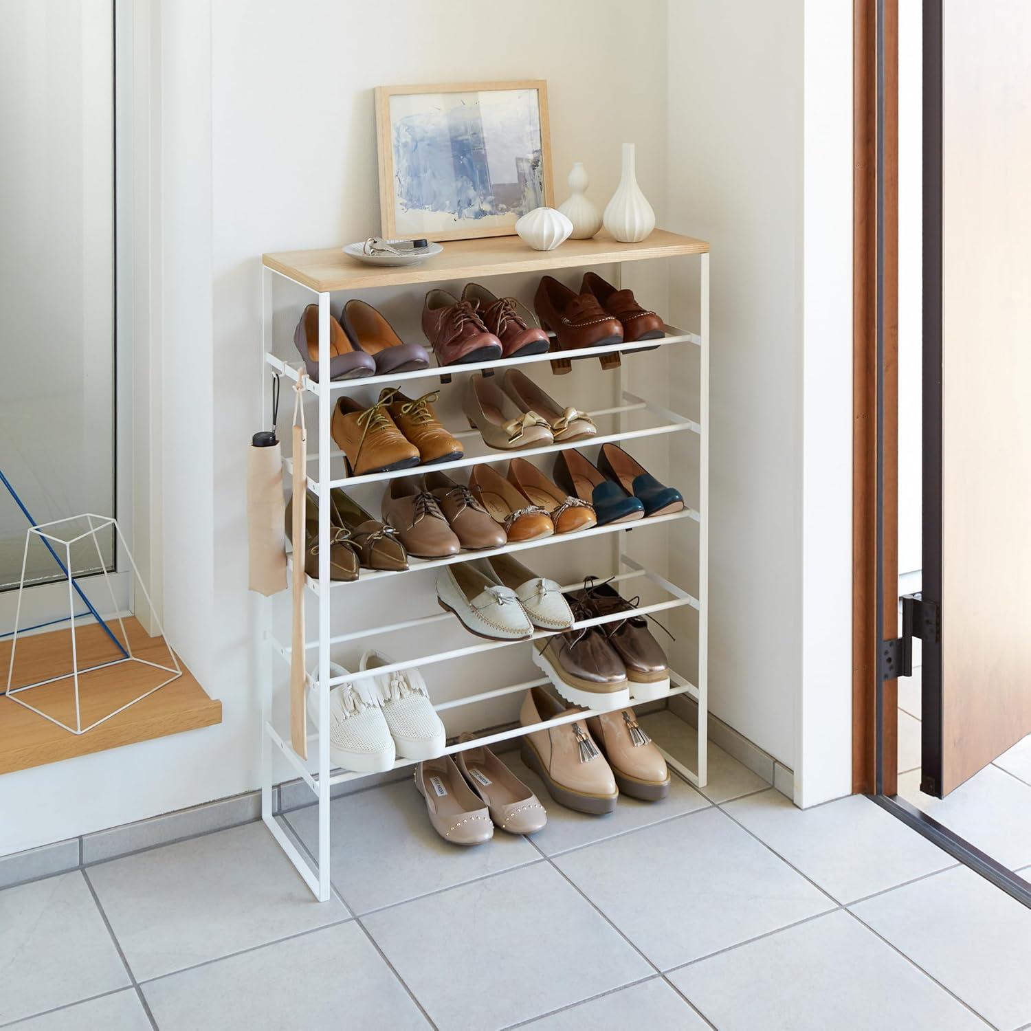 Yamazaki Tiered Shoe Rack