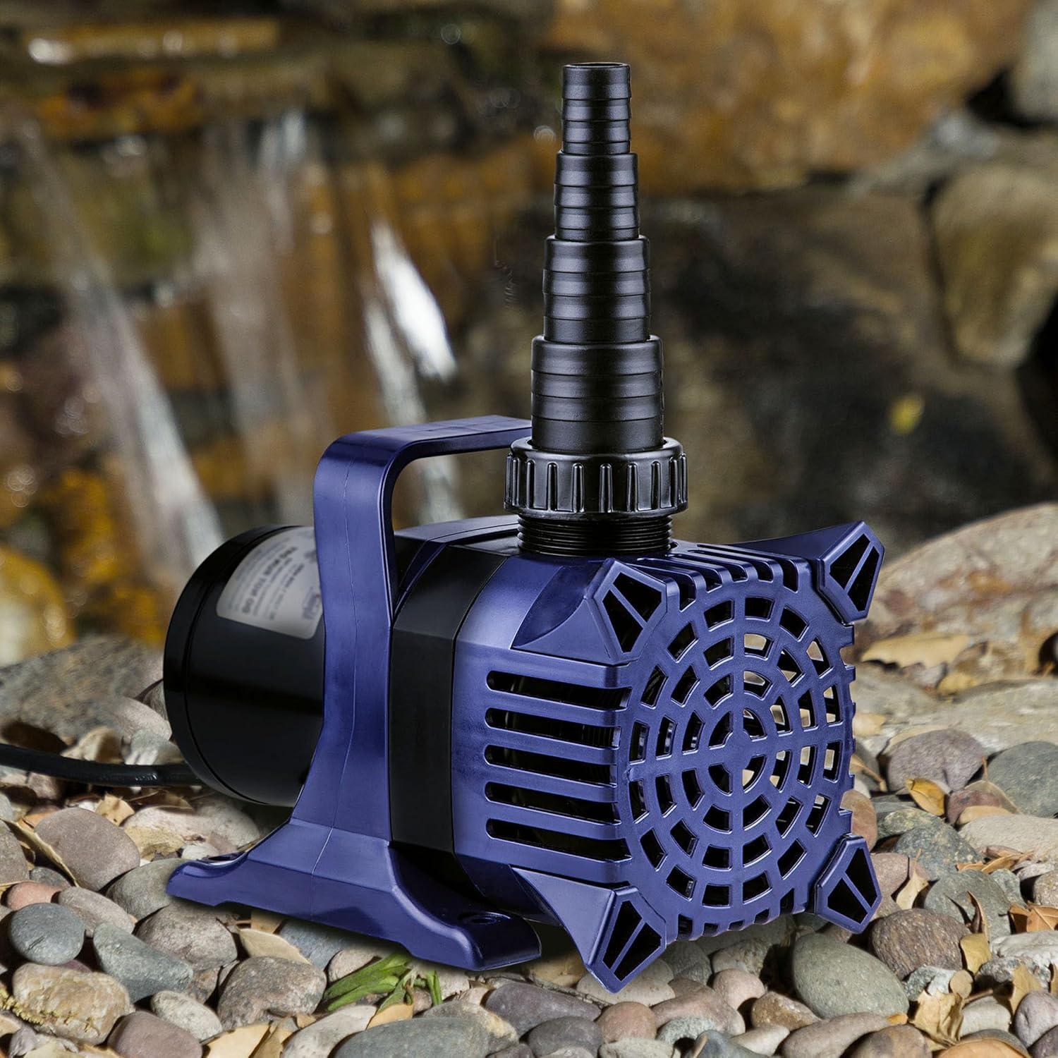 3100GPH Cyclone Pump with 33' Cord - Blue - Alpine Corporation: Submersible, Ceramic Shaft, Vortex Impeller