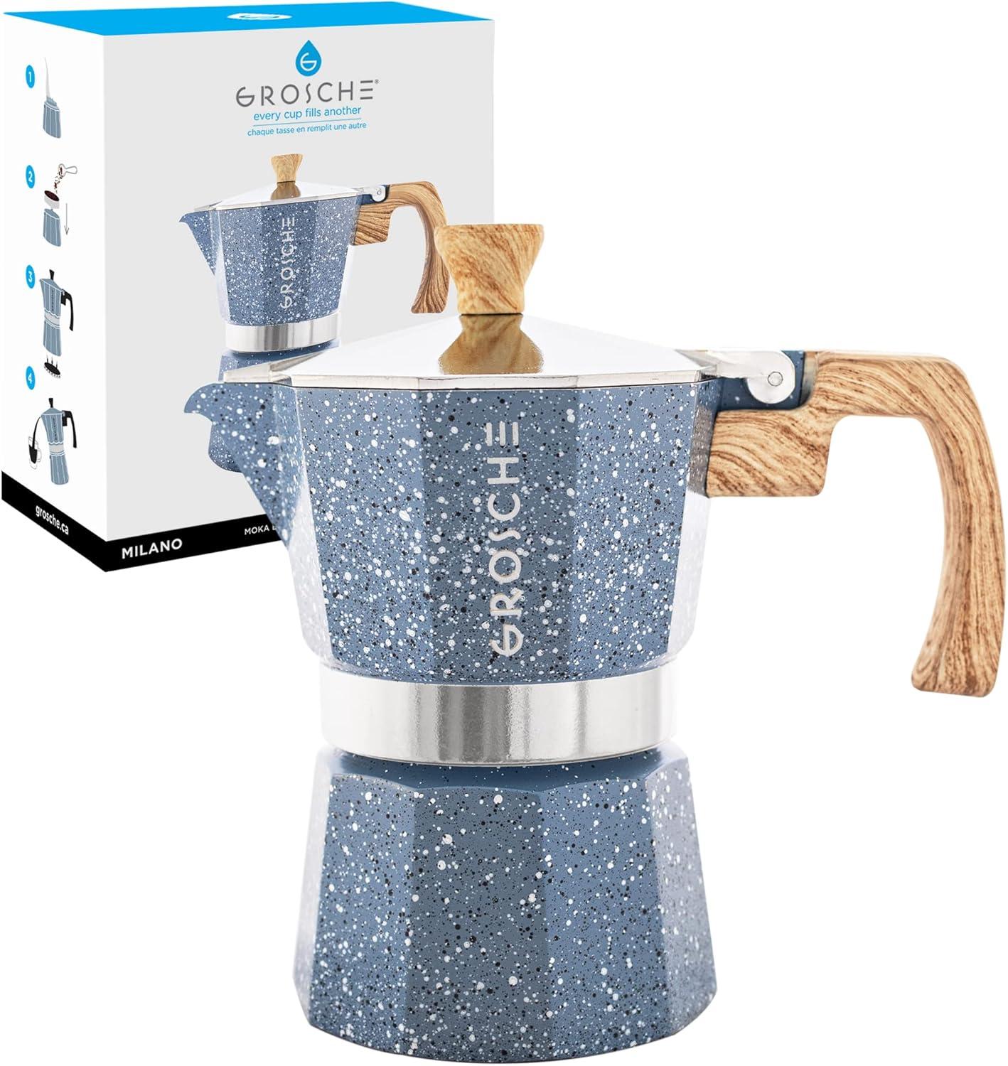 Grosche Milano Stone Stovetop Espresso Maker