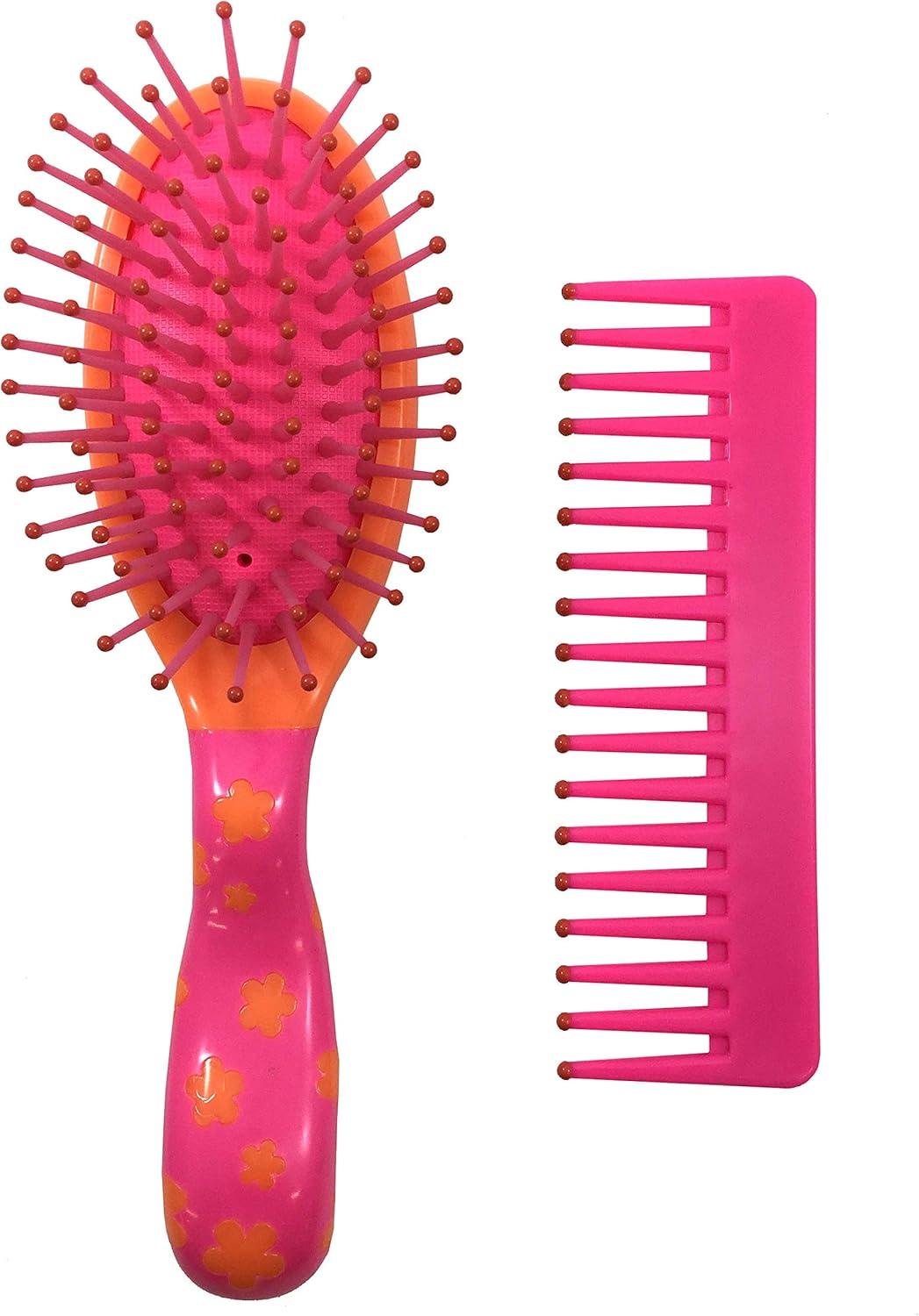 Assorted Color Kids Brush and Comb Set