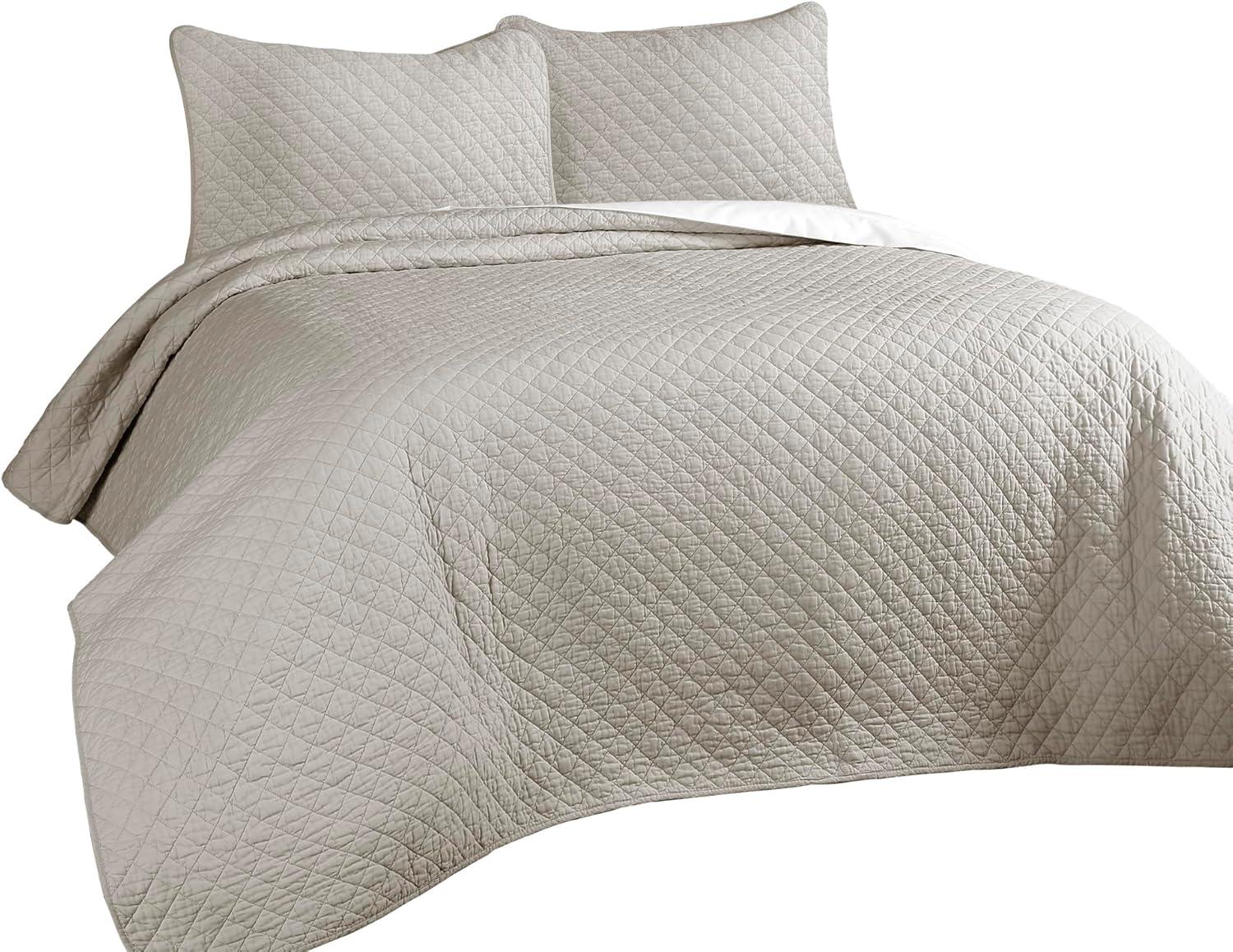 Lush Decor Ava Diamond Standard Cotton Modern & Contemporary Quilt Set