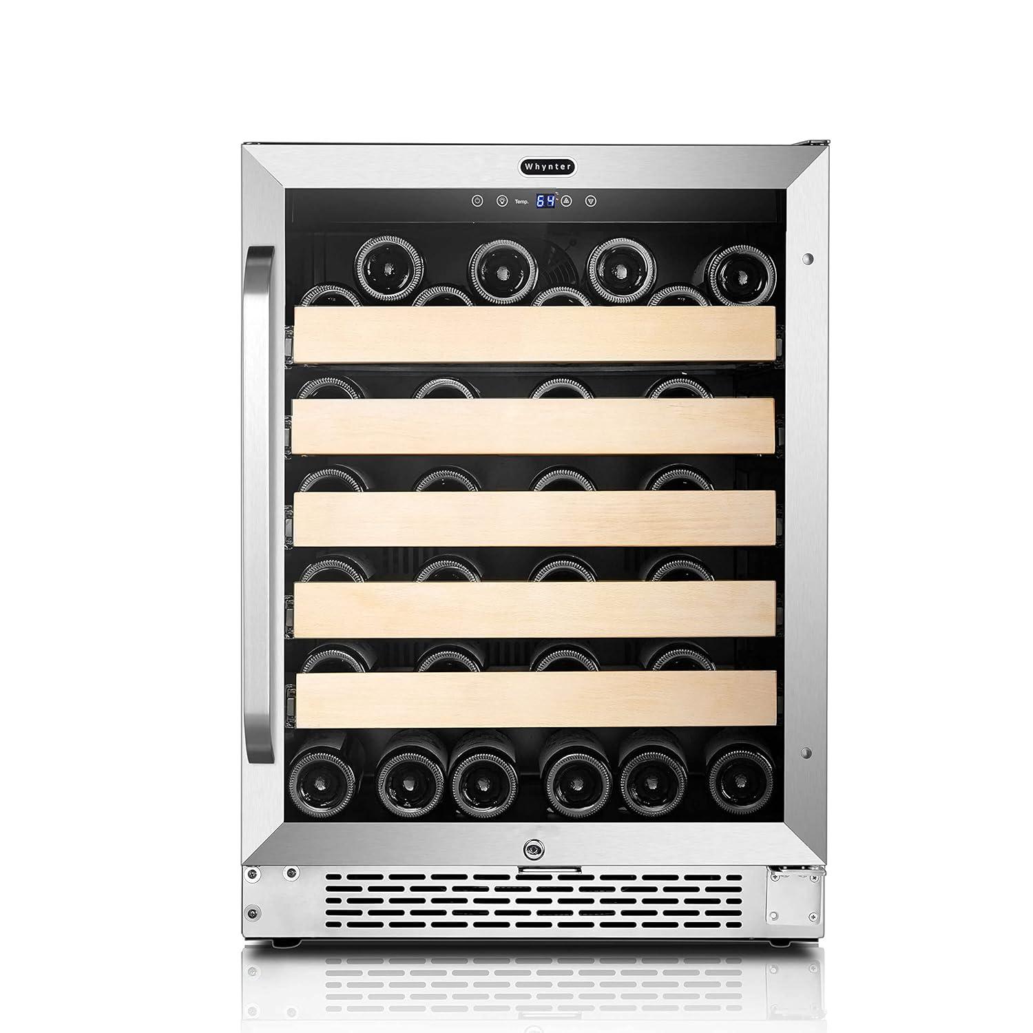 Whynter Whynter 24'' width 54 Bottle Single Zone Built-In Wine Refrigerator